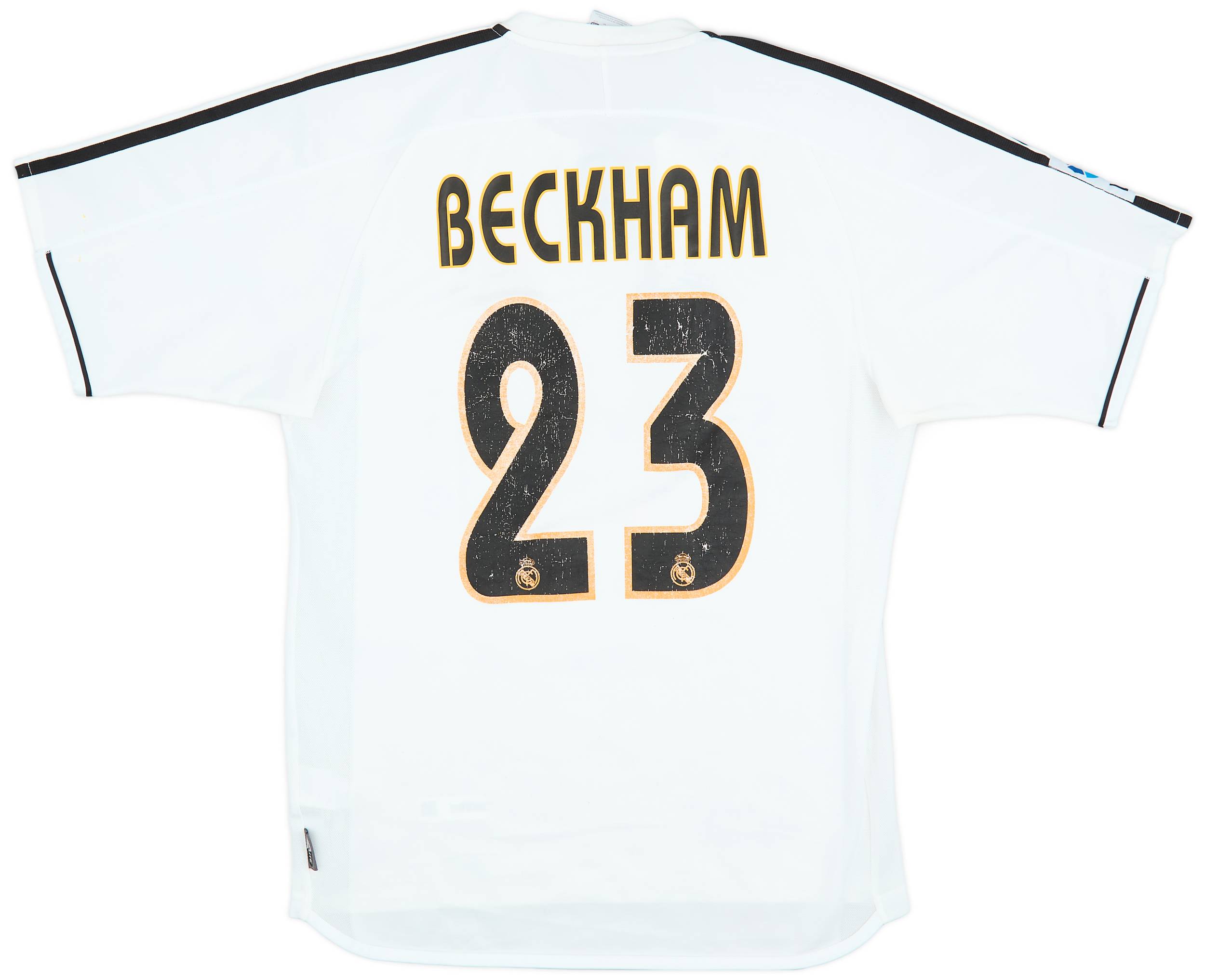 2003-04 Real Madrid Home Shirt Beckham #23 - 6/10 - (S)