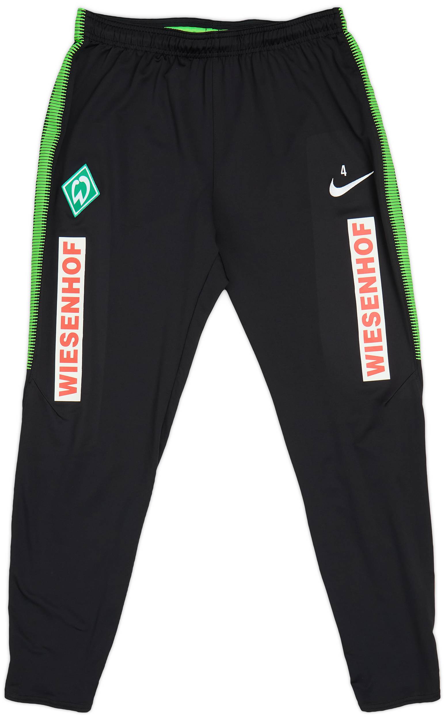 2017-18 Werder Bremen Player Issue Training Pants/Bottoms - 7/10