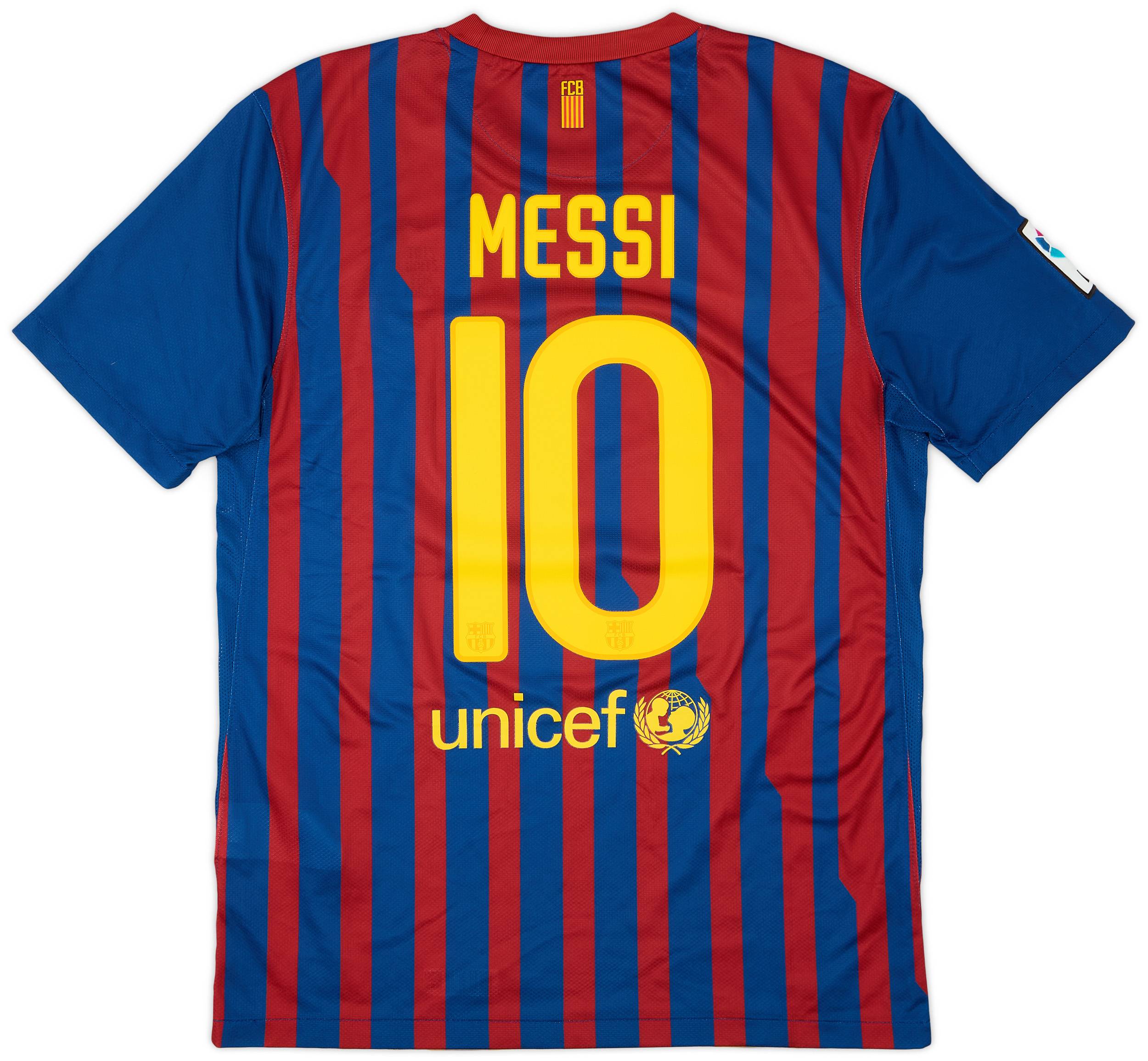 2011-12 Barcelona Home Shirt Messi #10 - 9/10 - (M)