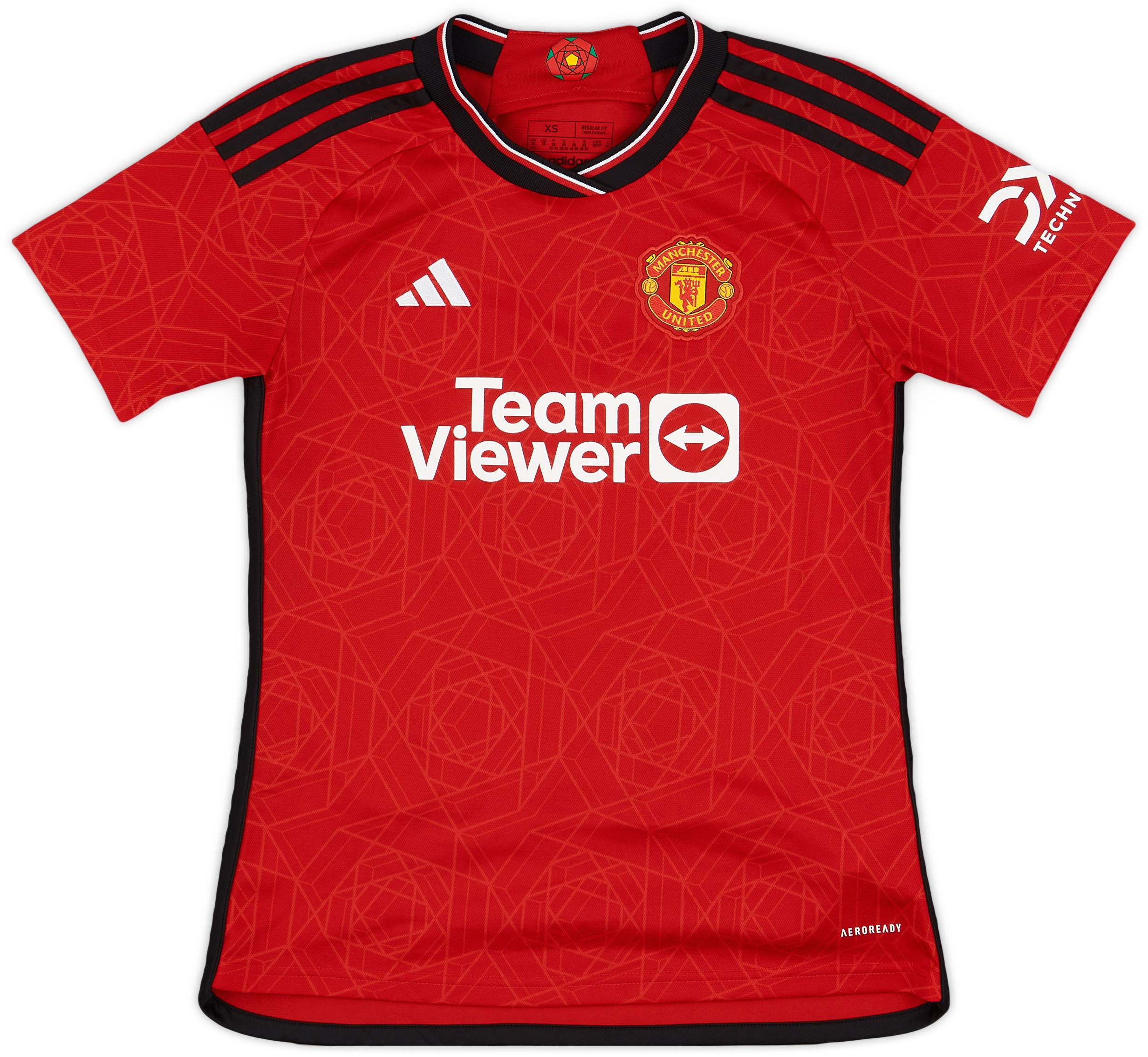 2023-24 Manchester United Home Shirt #9 - 8/10 - (XS)