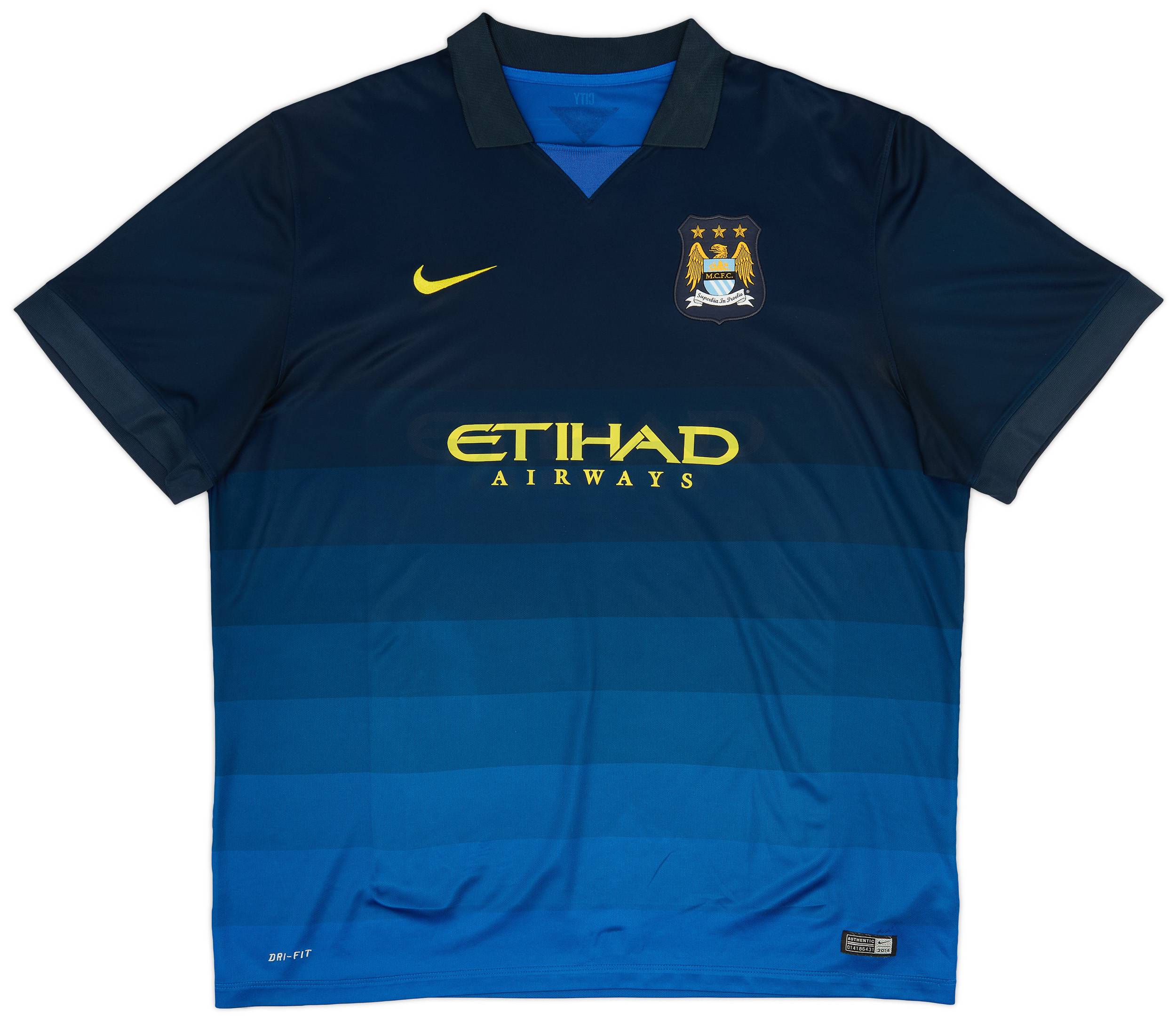 2014-15 Manchester City Away Shirt - 4/10 - (XXL)