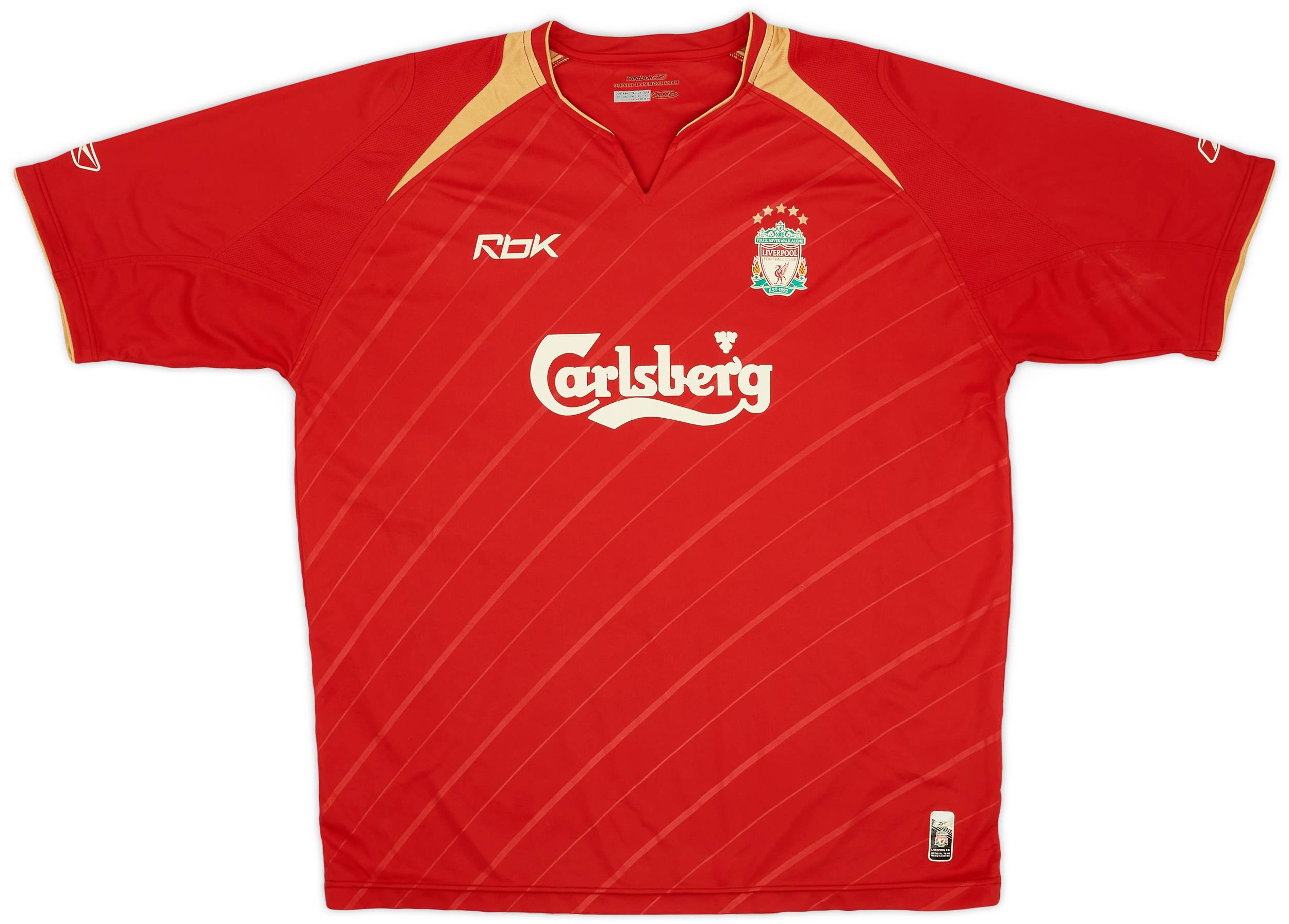 2005-06 Liverpool CL Home Shirt - 7/10 - (XXL)