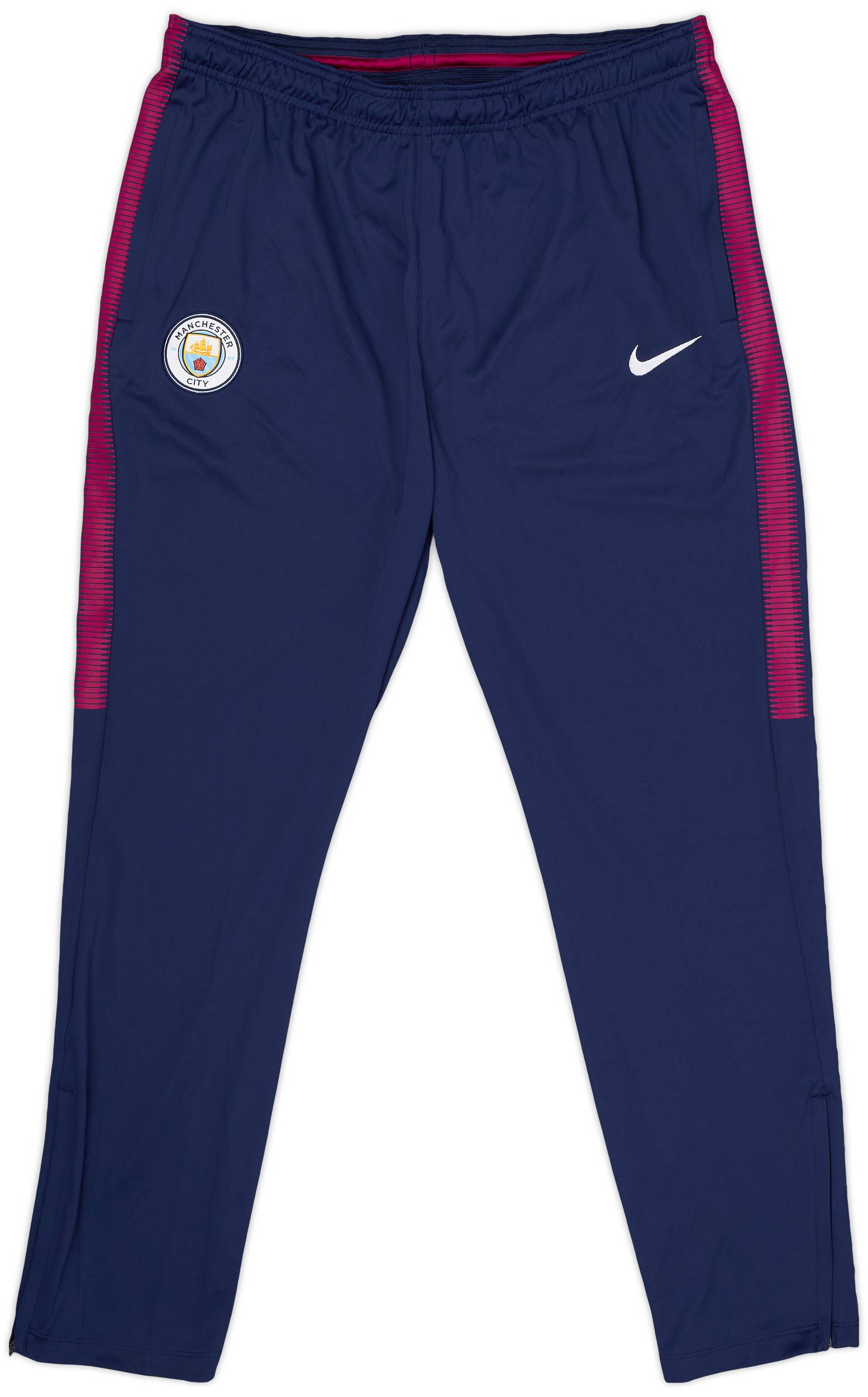 2017-18 Manchester City Nike Track Pants/Bottoms - 8/10 - (L)