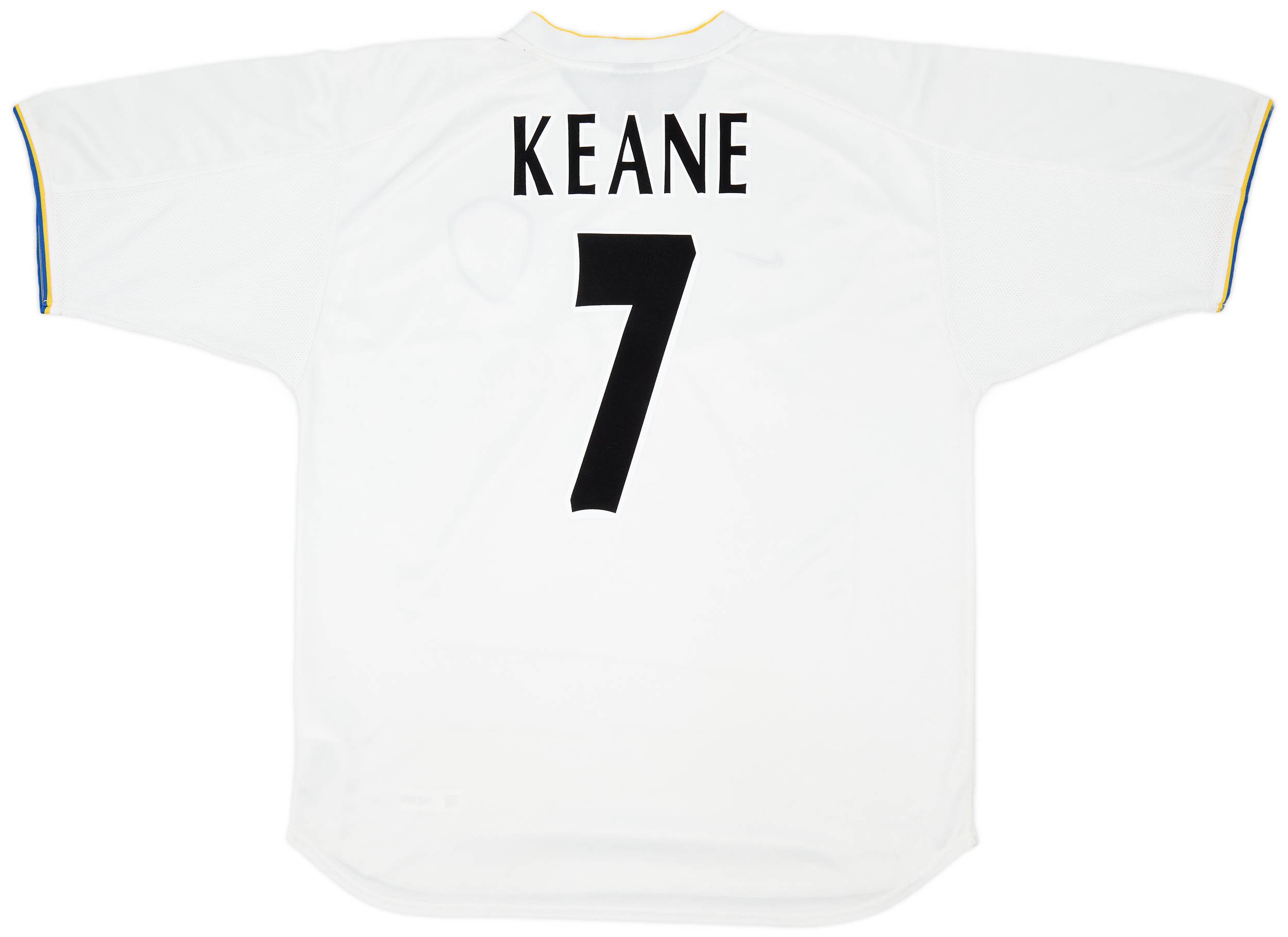 2000-02 Leeds United Home Shirt Keane #7 - 8/10 - (L)