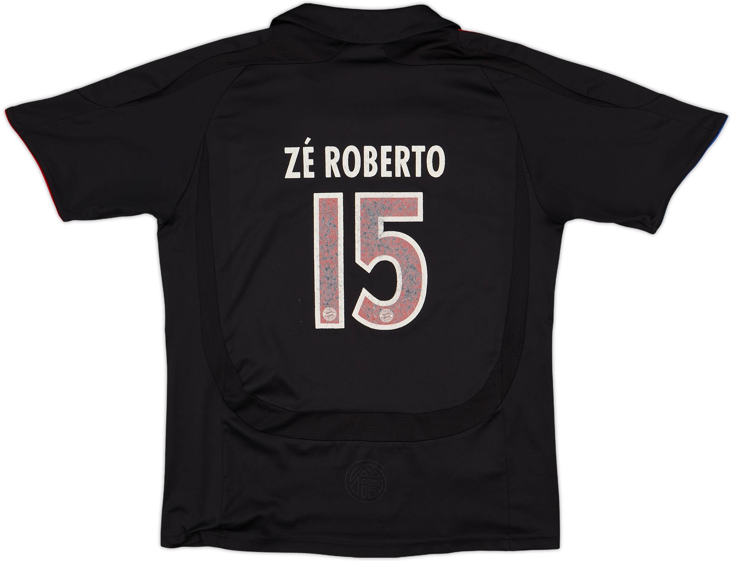 2007-08 Bayern Munich Third Shirt Ze Roberto #15 - 5/10 - (L.Boys)