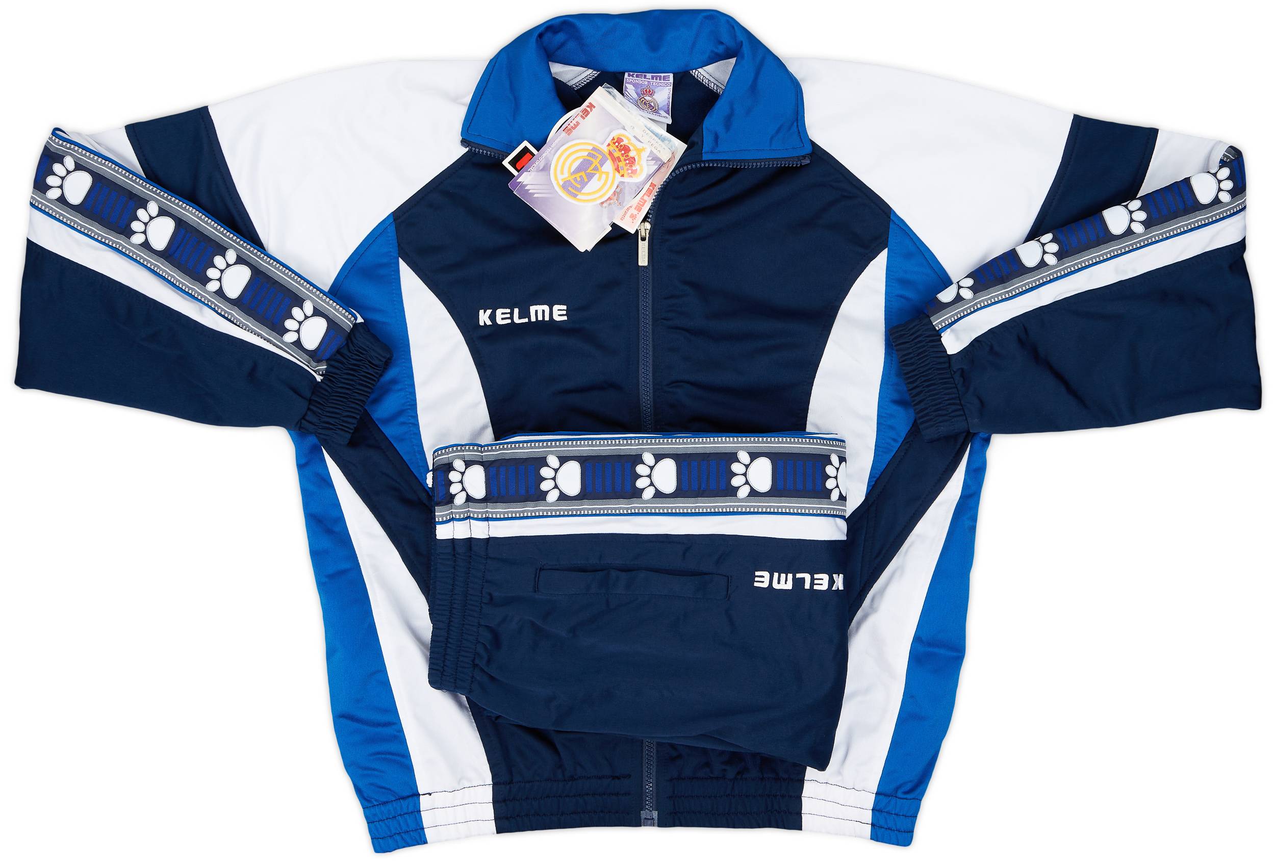 1996-97 Real Madrid Kelme Tracksuit (XS)