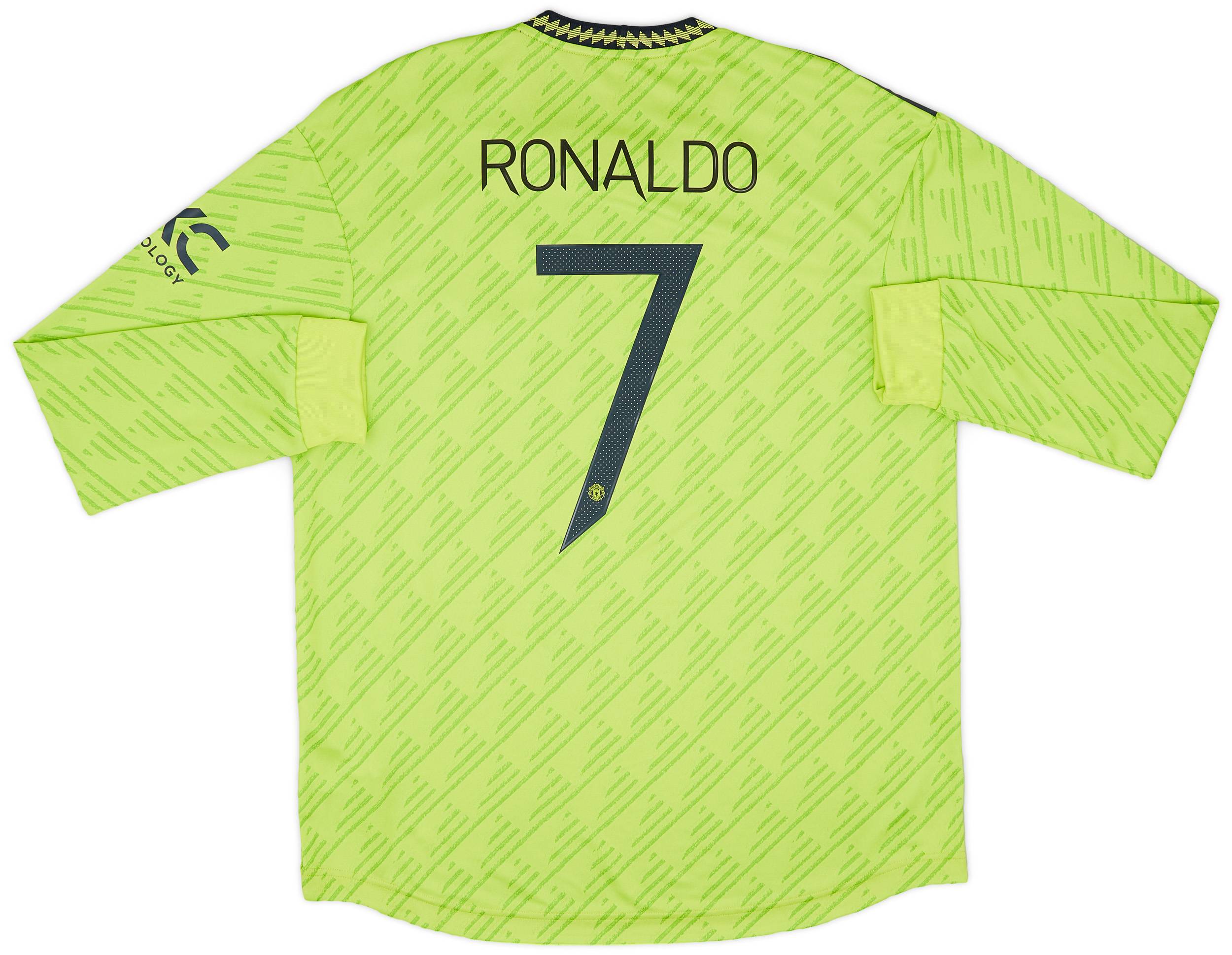 2022-23 Manchester United Authentic Third L/S Shirt Ronaldo #7 (XXL)