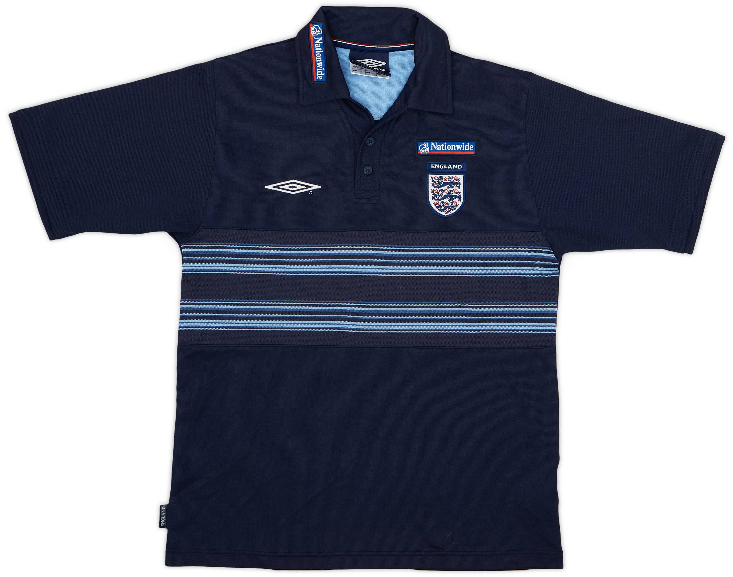 2002-03 England Umbro Polo Shirt - 9/10 - (S)