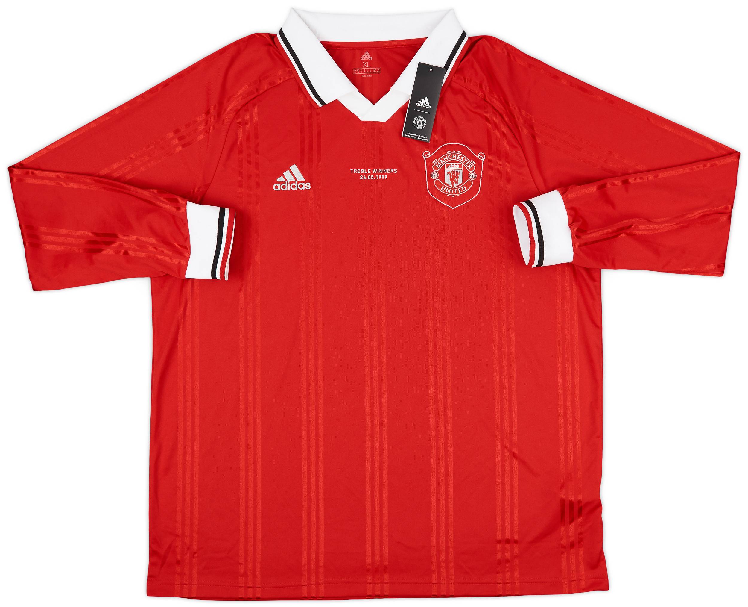 2019-20 Manchester United adidas ICON L/S Shirt (XL)