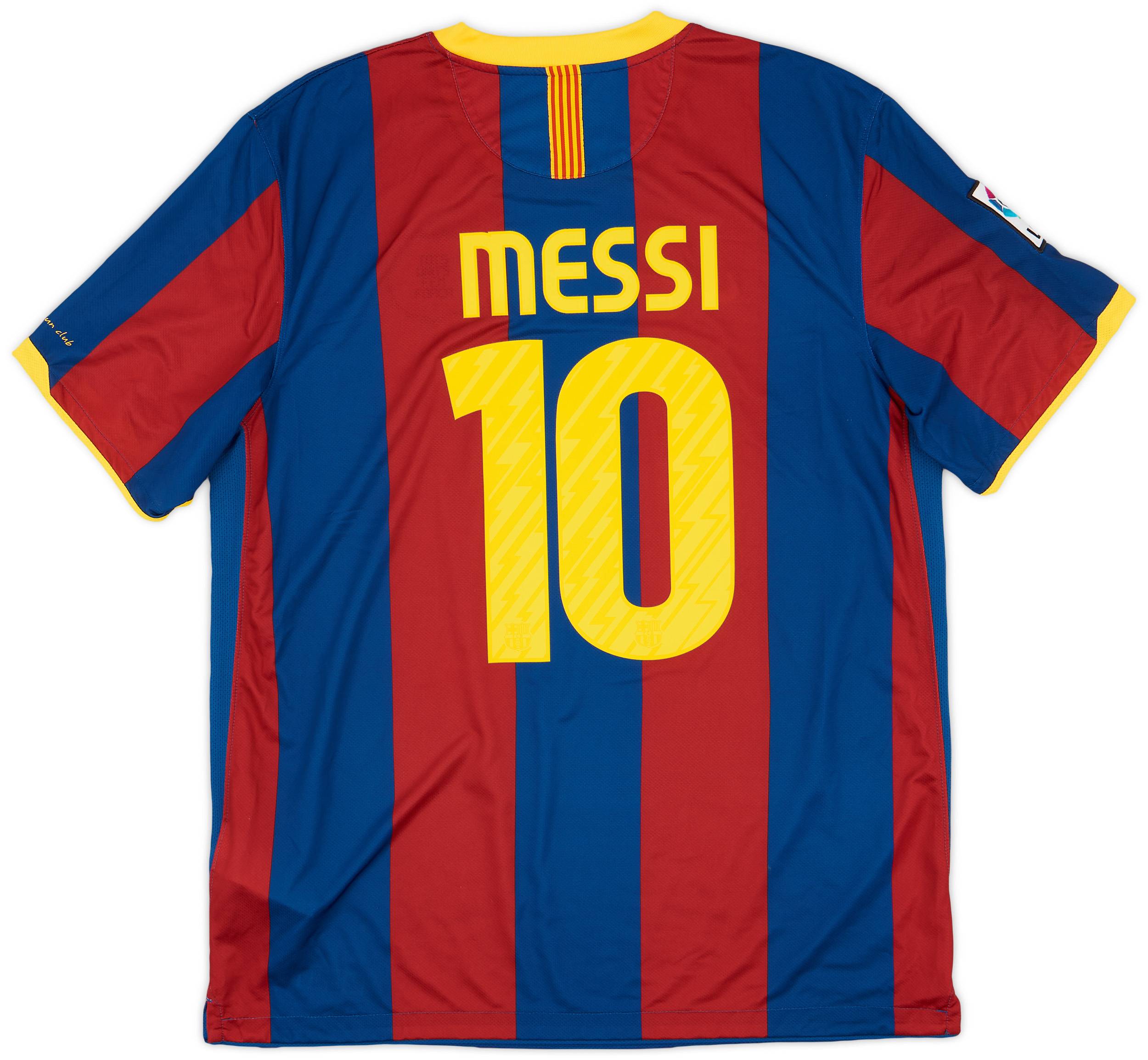 2010-11 Barcelona Home Shirt Messi #10 - 7/10 - (XL)
