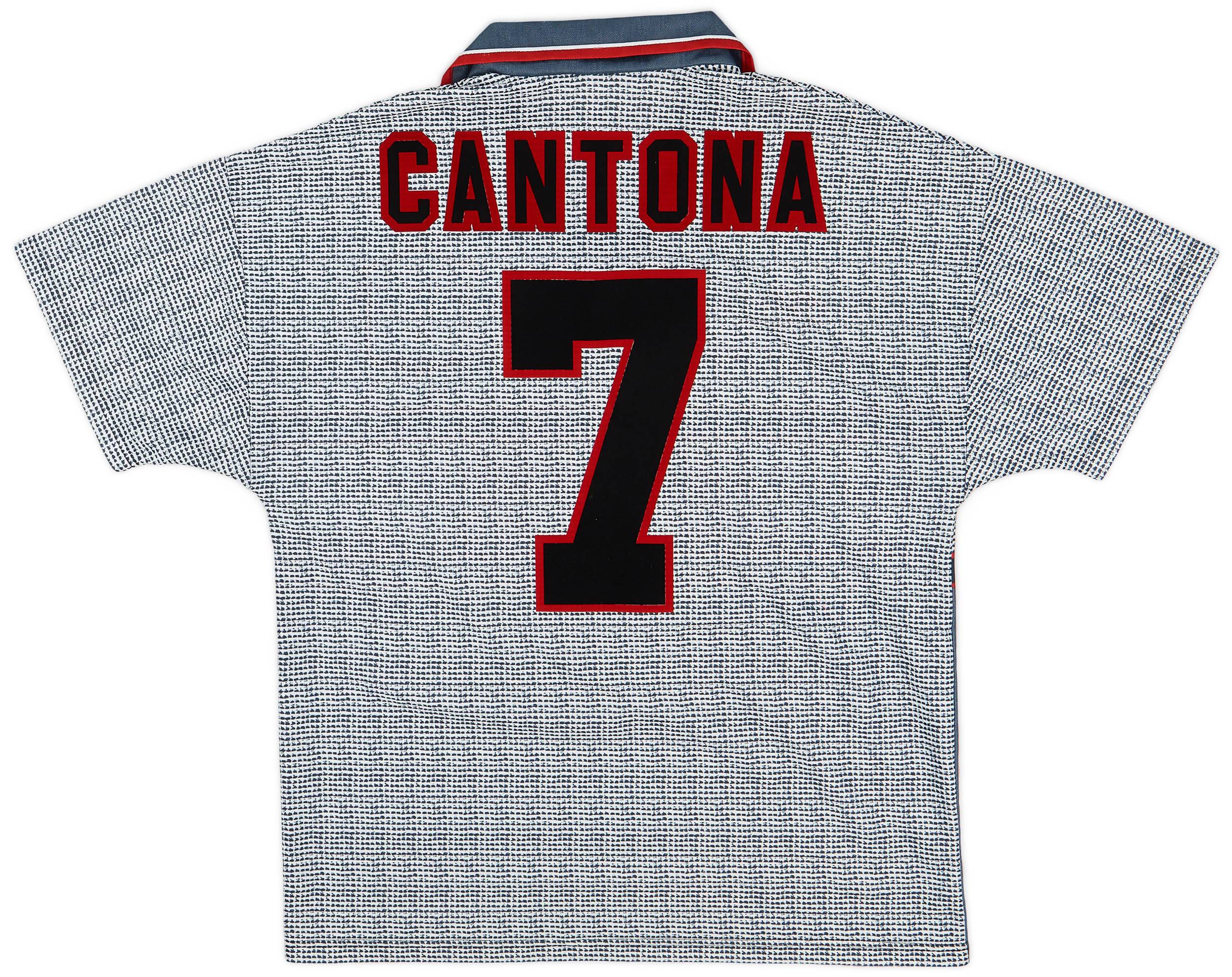 1995-96 Manchester United Away Shirt Cantona #7 - 6/10 - (M)