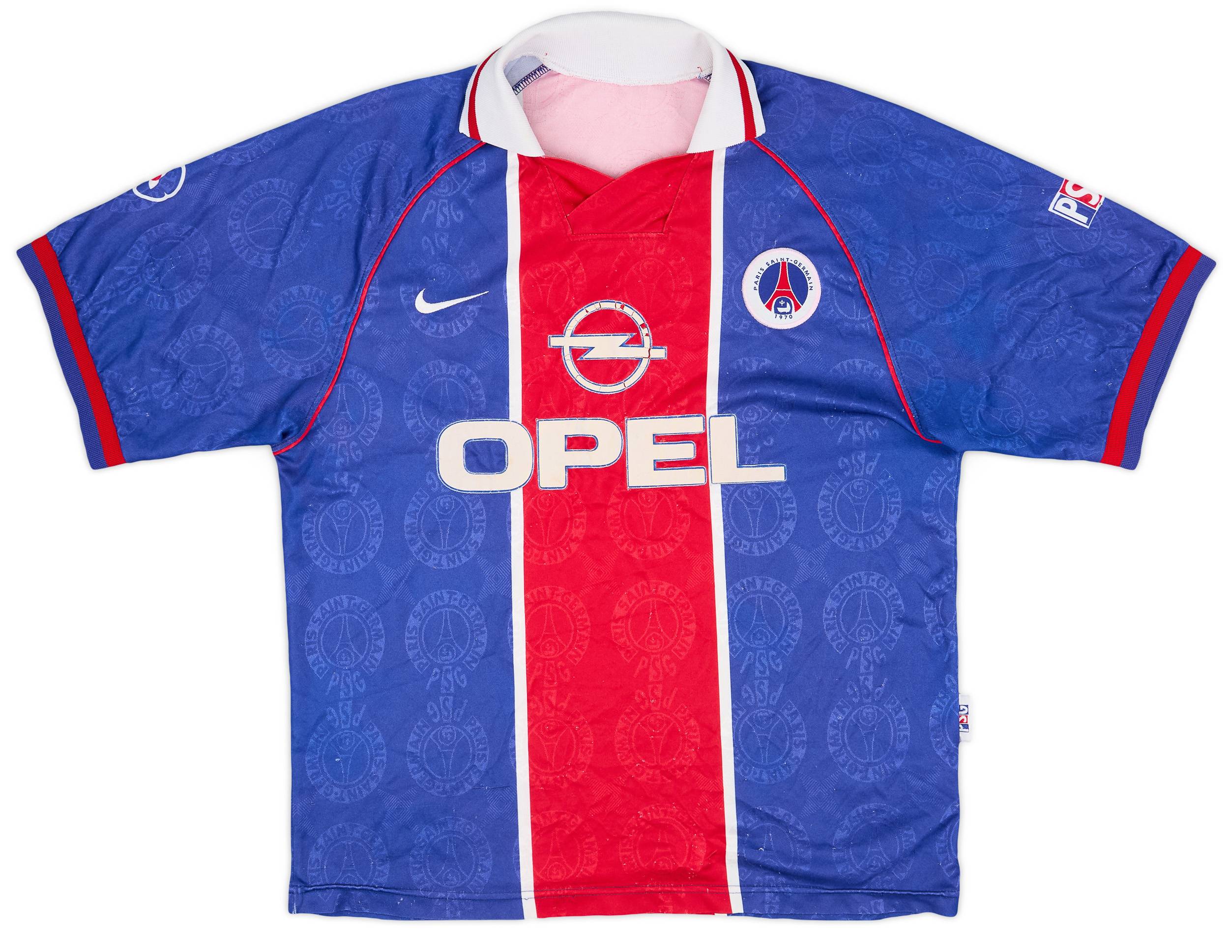 1996-97 Paris Saint-Germain Home Shirt - 4/10 - (XL)