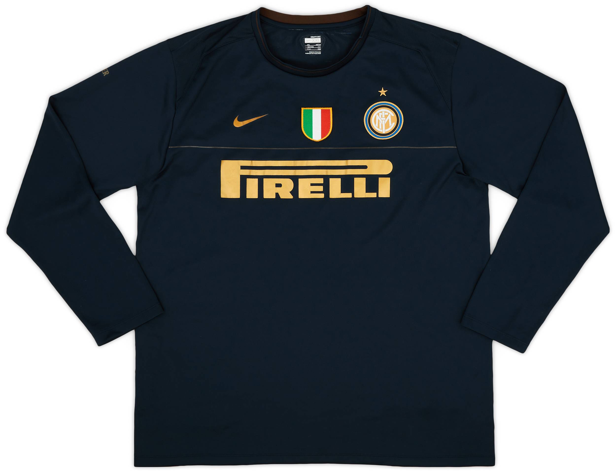 2008-09 Inter Milan Nike Training L/S Shirt - 6/10 - (XXL)