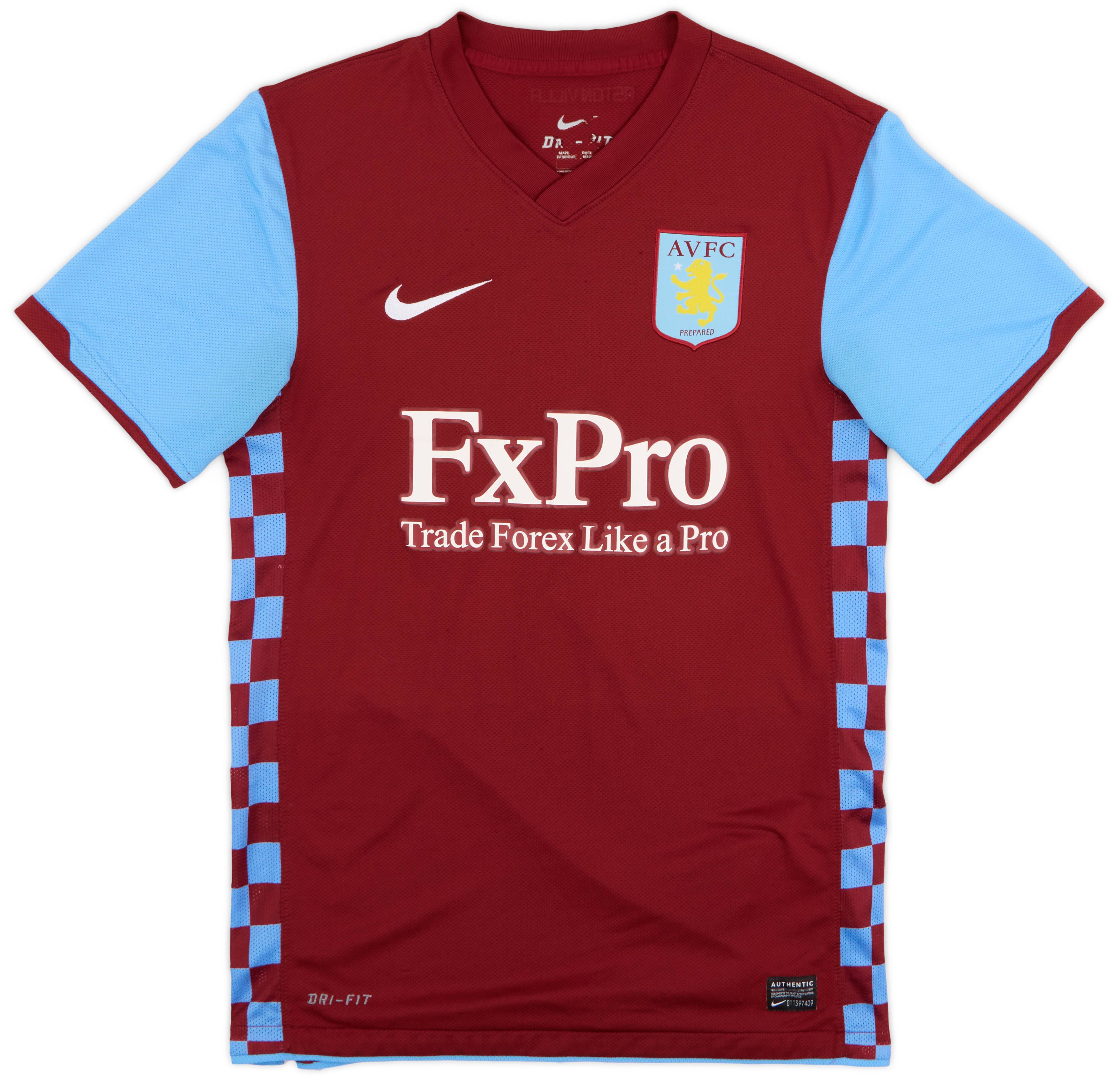 2010-11 Aston Villa Home Shirt - 8/10 - (S)