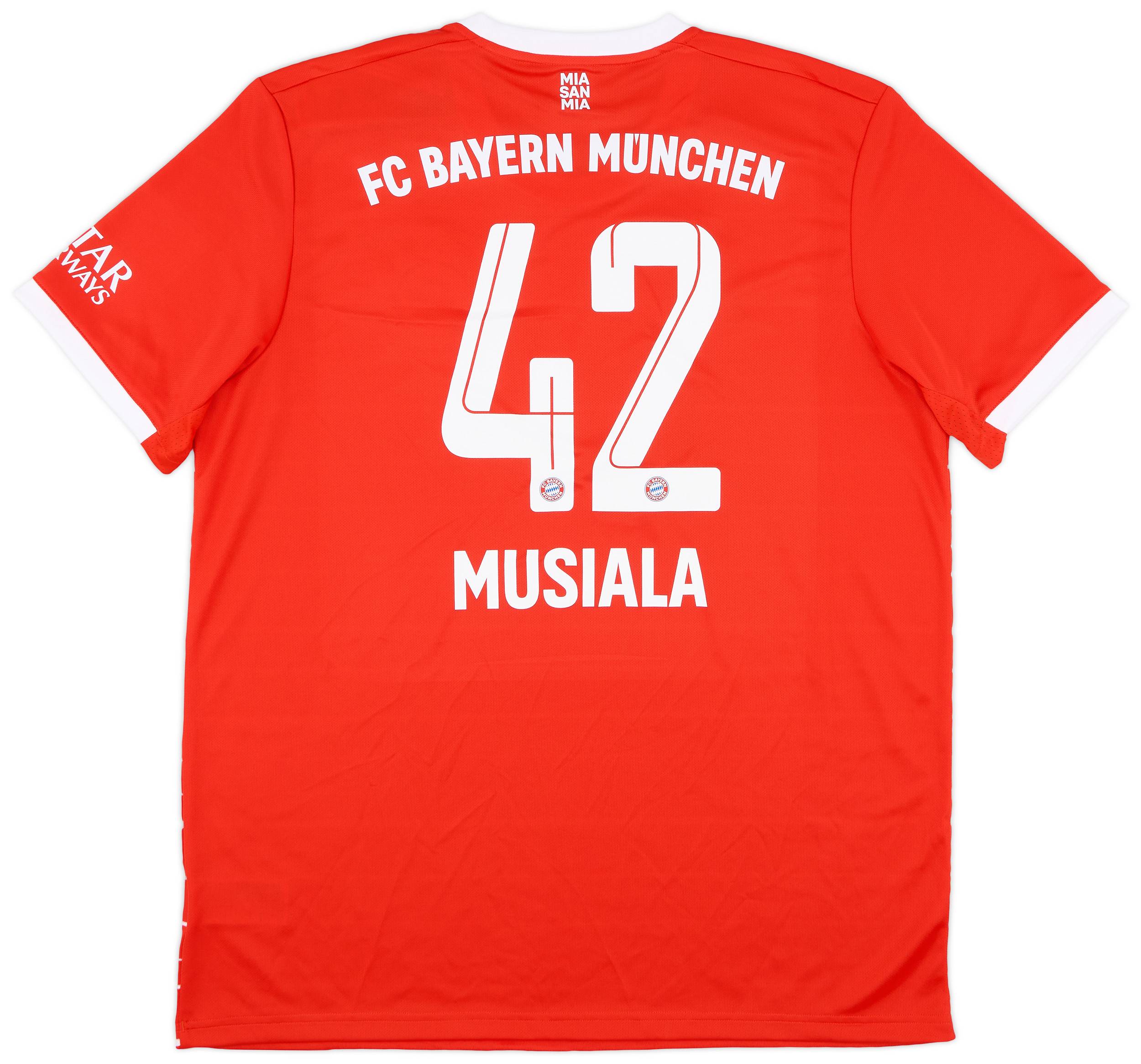 2022 23 Bayern Munich Home Shirt Musiala 42 XL