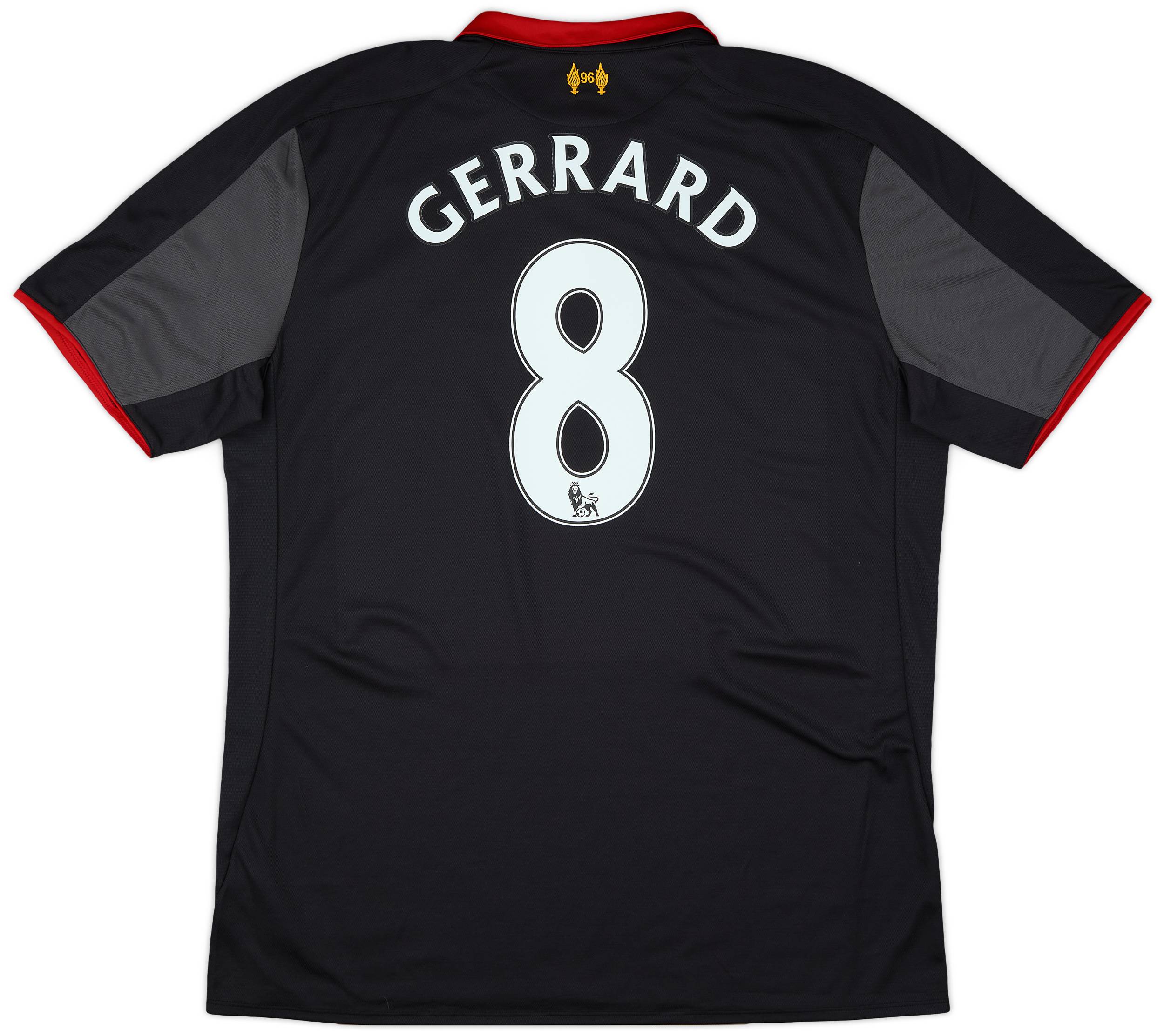 2014-15 Liverpool Third Shirt Gerrard #8 - 8/10 - (XL)