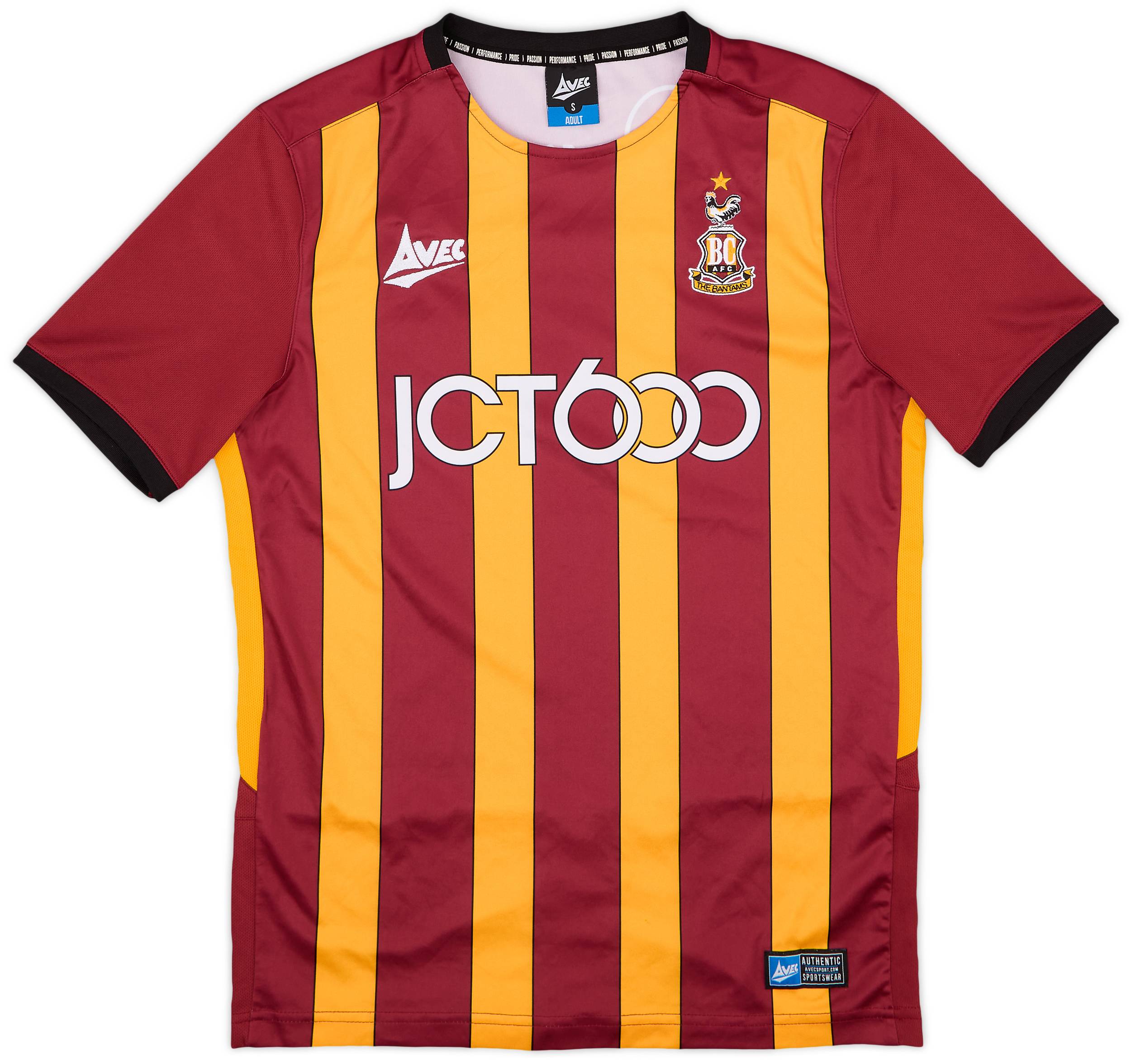 2019-20 Bradford City Home Shirt - 8/10 - (S)