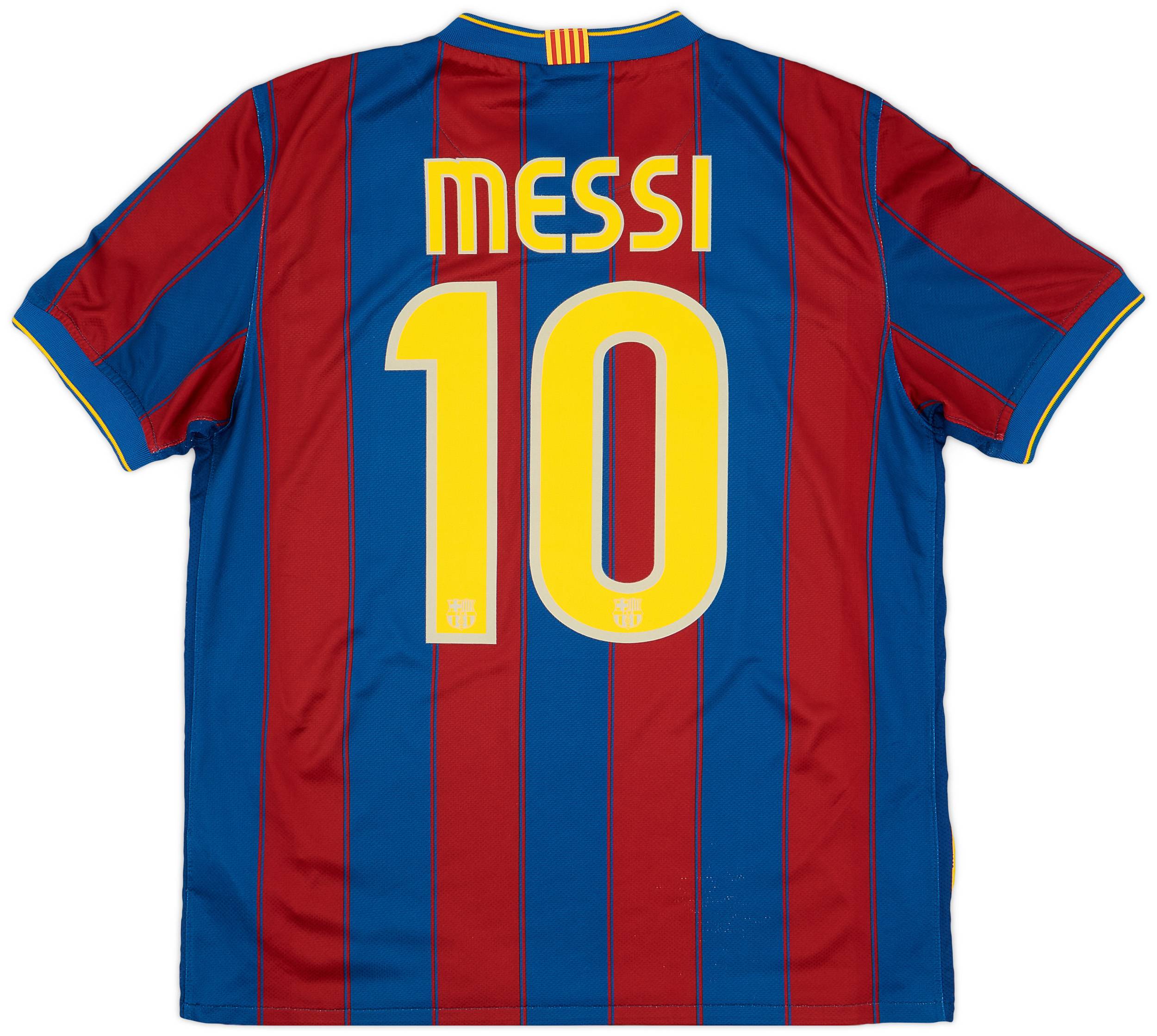 2009-10 Barcelona Home Shirt Messi #10 - 8/10 - (M)