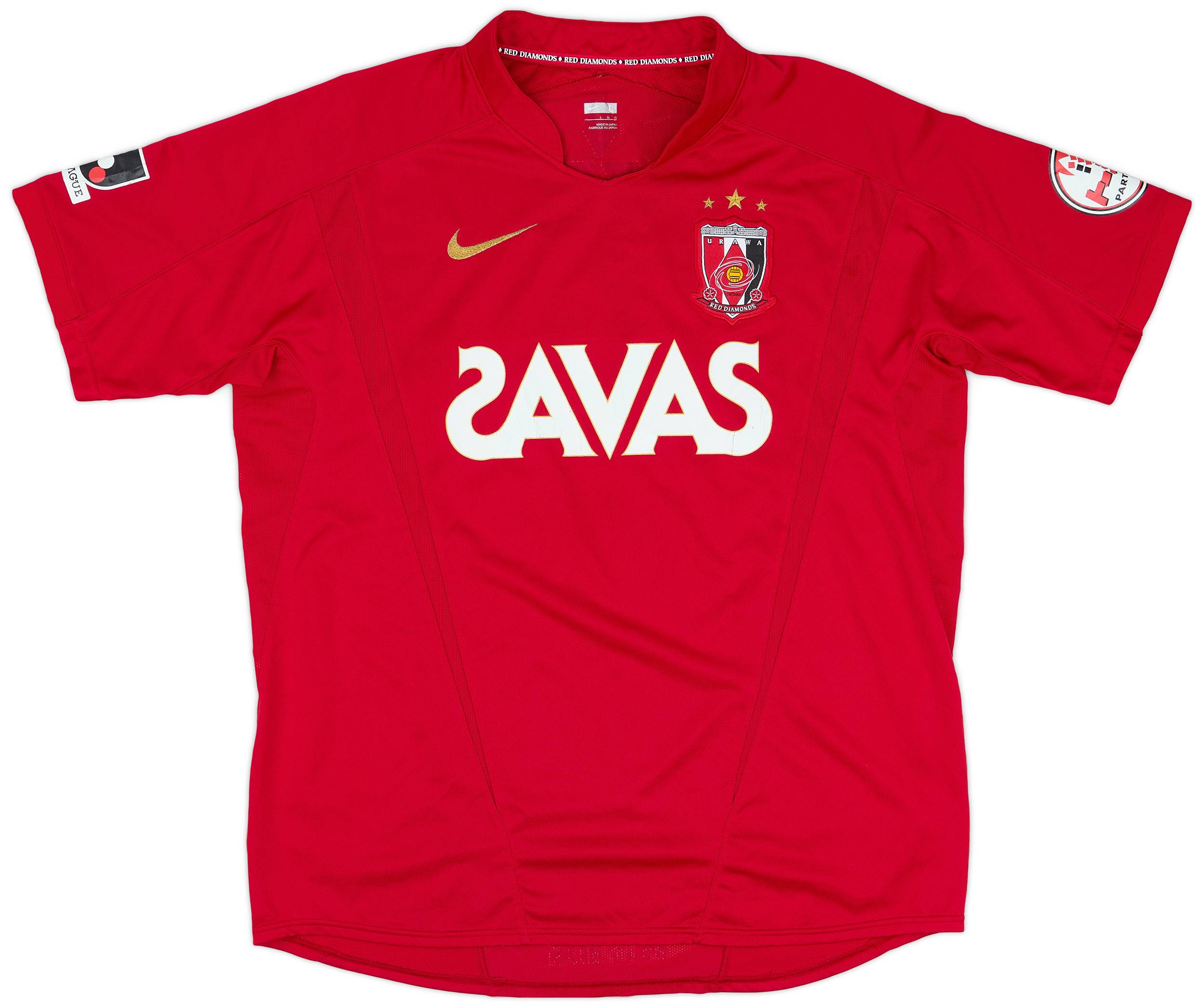 Urawa Red Diamonds Nike 赤シャツ 2009 Urawa Red Diamonds Home Shirt - 6/10 - (L)
