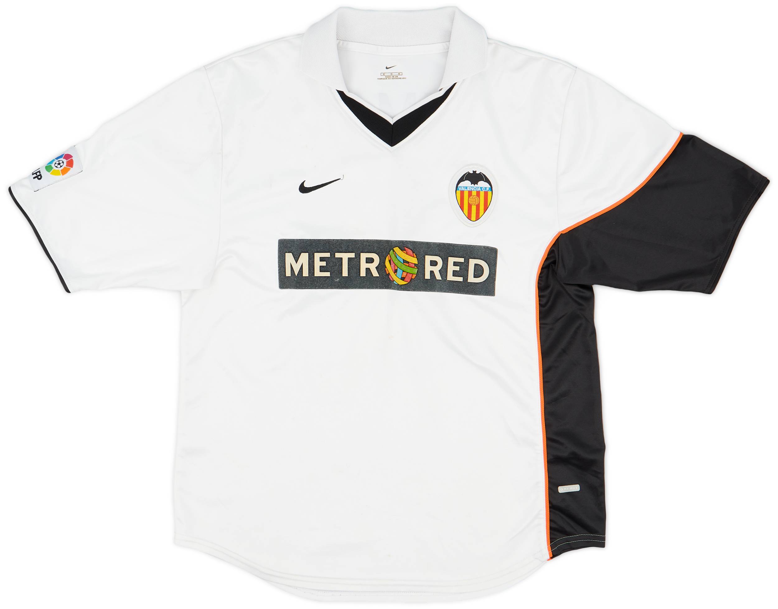 Nike Valencia CF Aimar 21 XL シャツ 2001-02 Valencia Home Shirt Aimar #21 - 5/10 - (L)