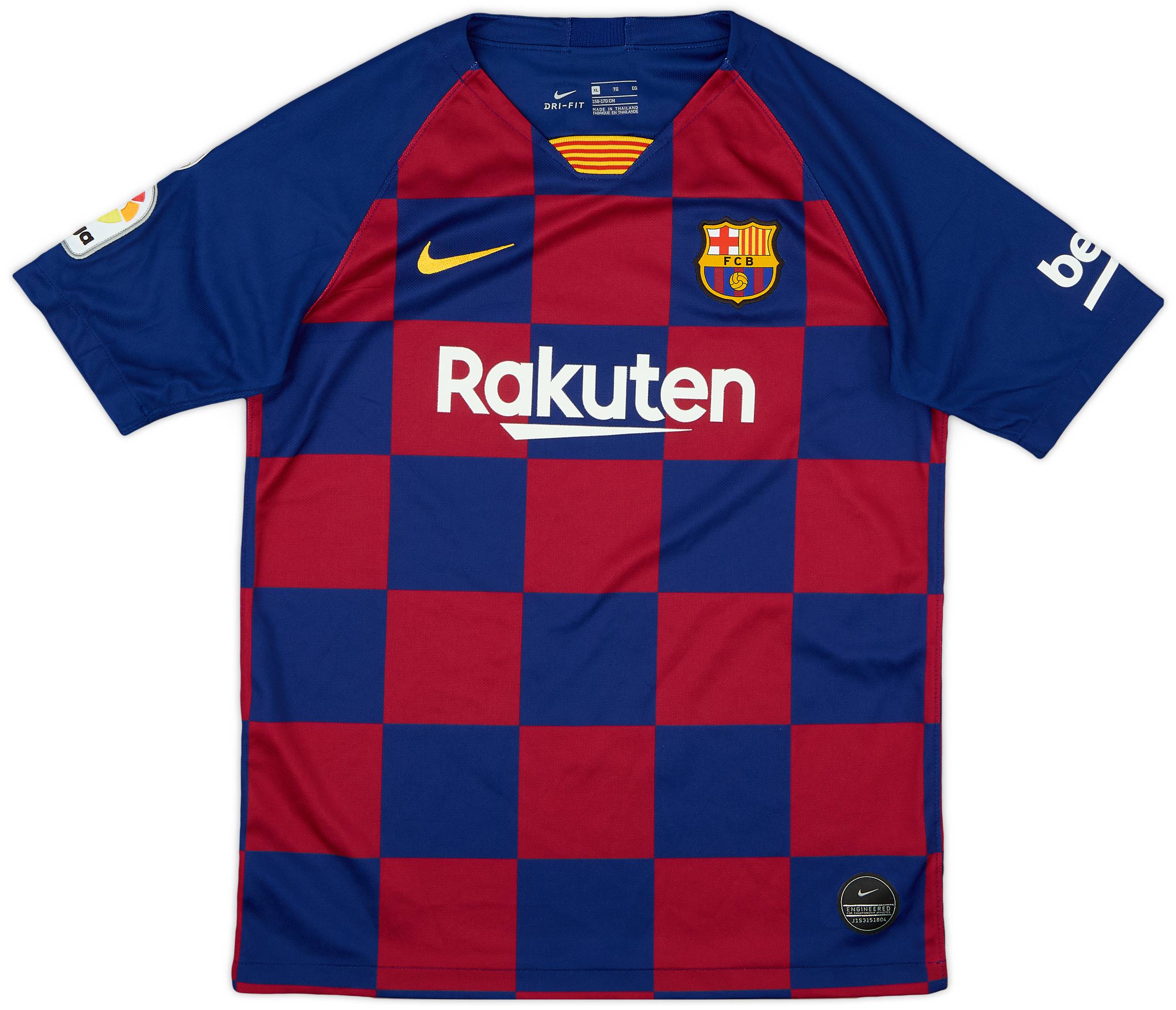 2019-20 Barcelona Home Shirt - 9/10 - (XL.Boys)