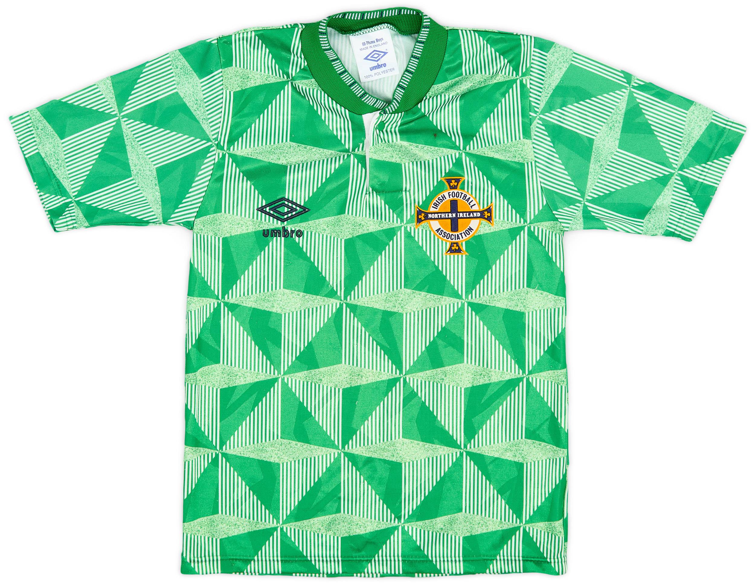 1990-92 Northern Ireland Home Shirt - 8/10 - (M.Boys)