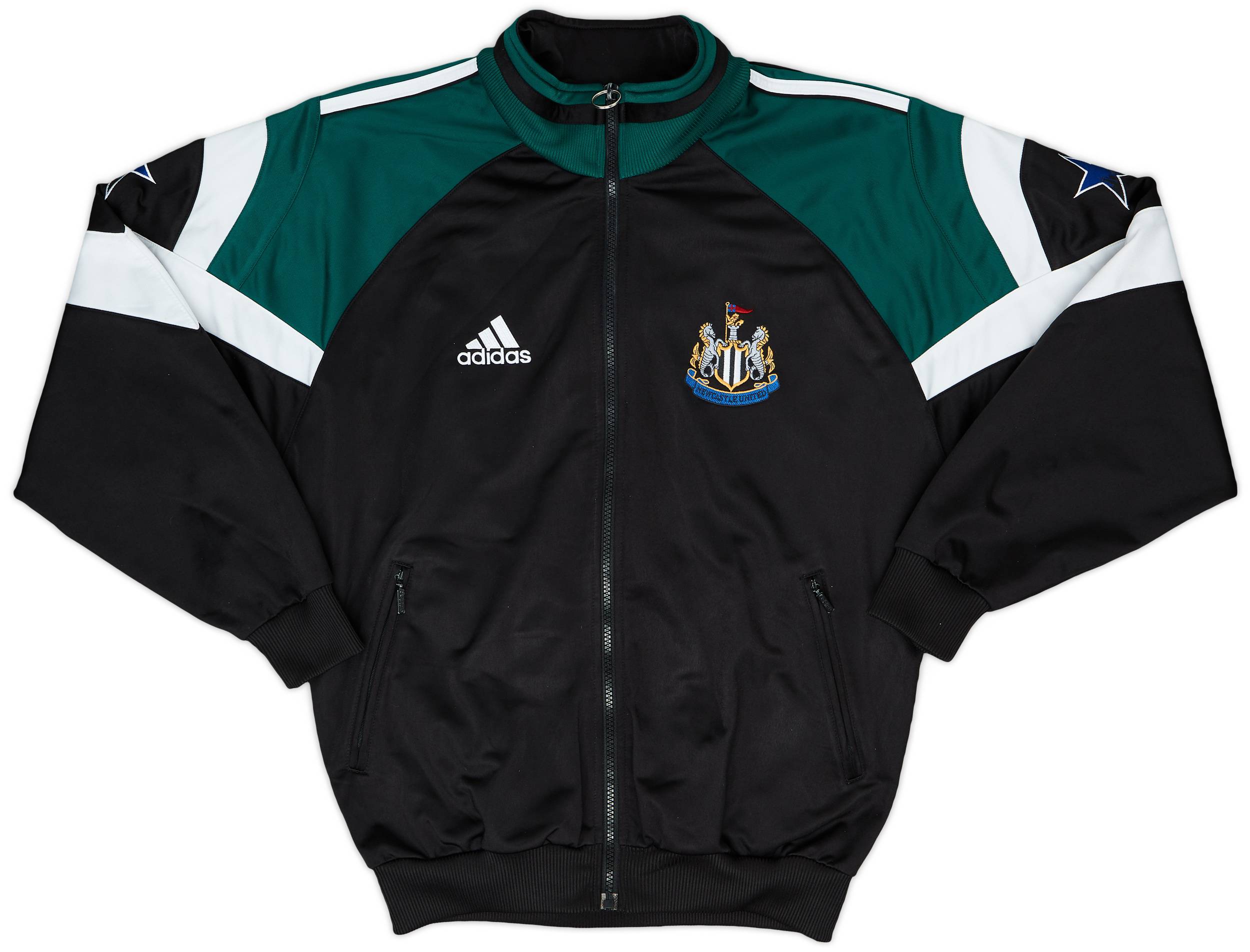VINTAGE FC NEWCASTLE UNITED 2007 2008 TRAINING TRACK JACKET MENS ADIDAS