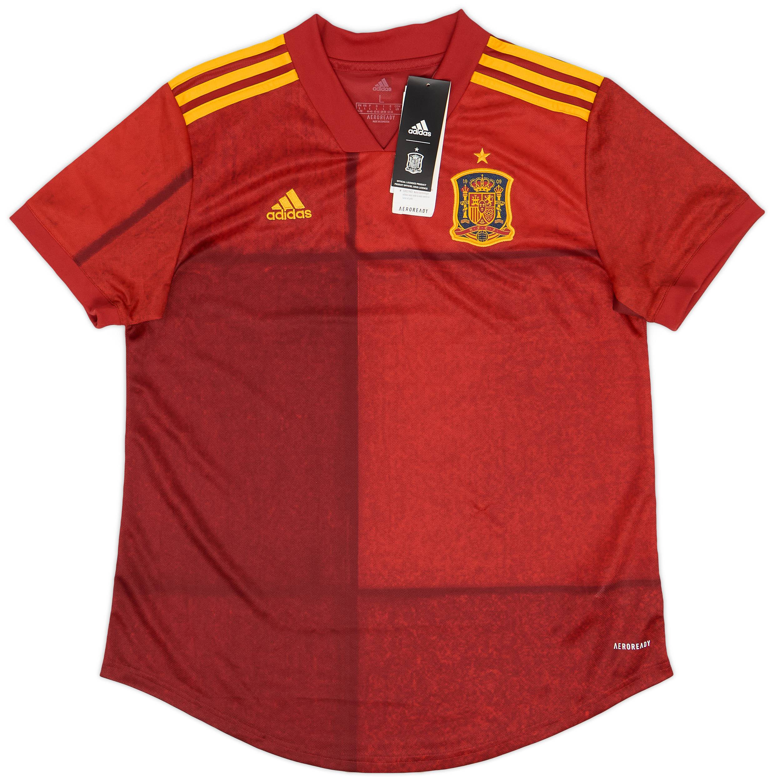 2020-21 Spain Home Shirt (L)