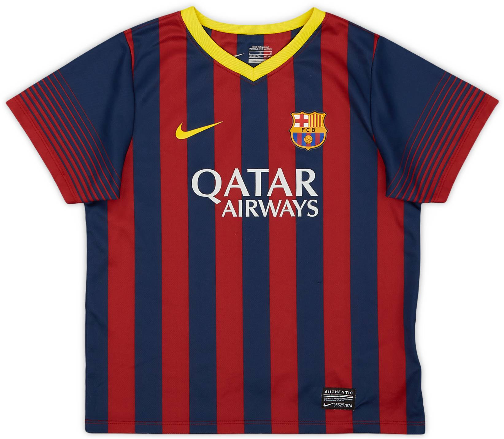 2013-14 Barcelona Home Shirt - 9/10 - (6-7 Years)