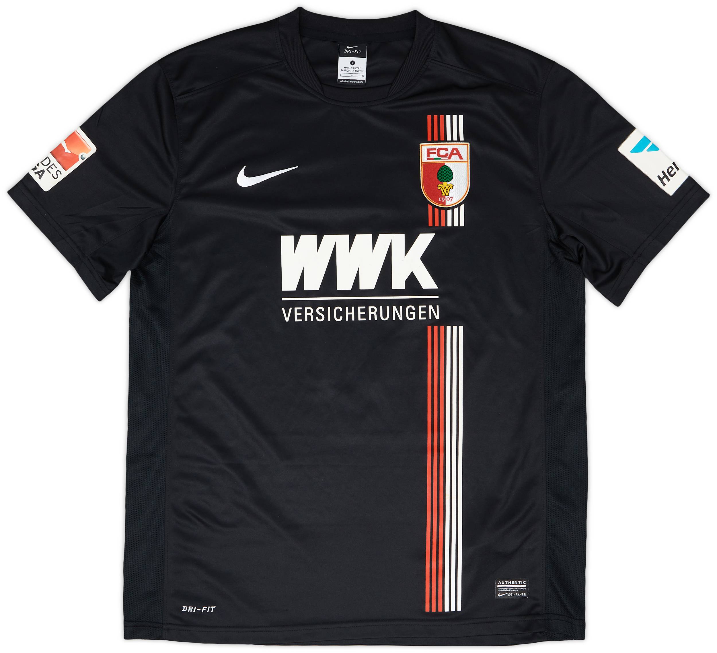 2015-16 FC Augsburg Third Shirt Kohr #21 - 5/10 - (L)