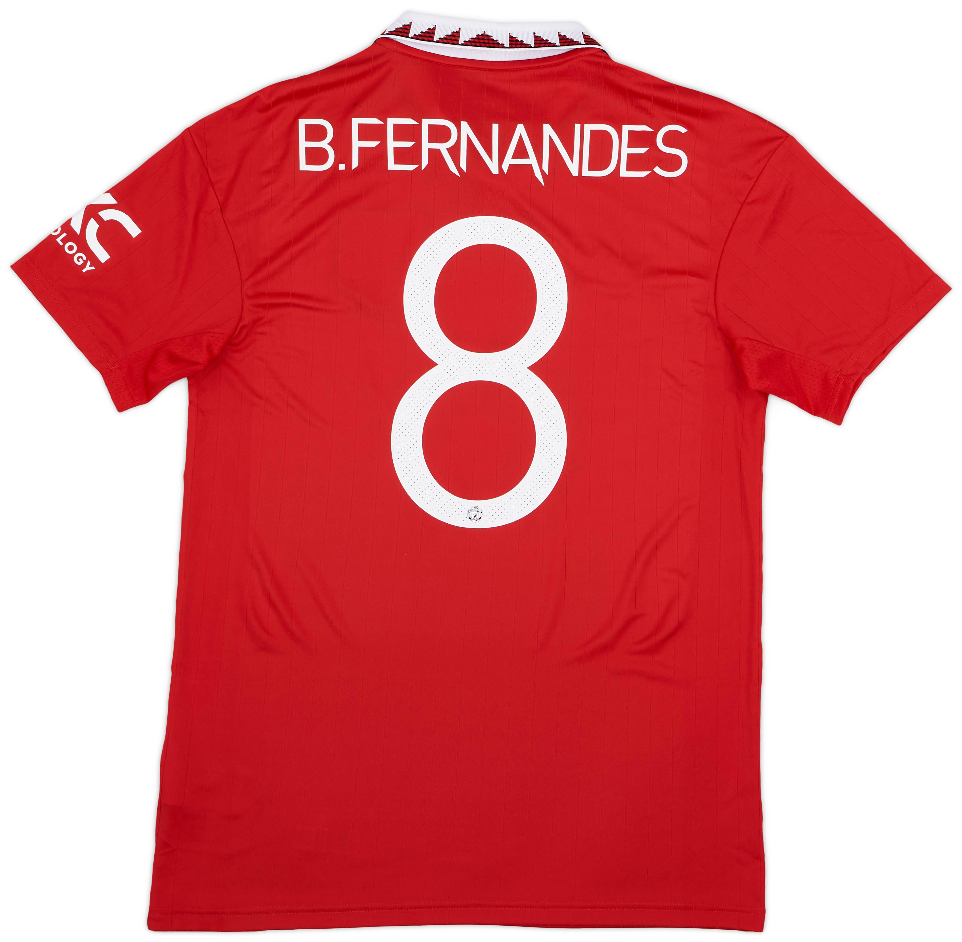 2022-23 Manchester United Home Shirt B.Fernandes #8 - 8/10 - (M)