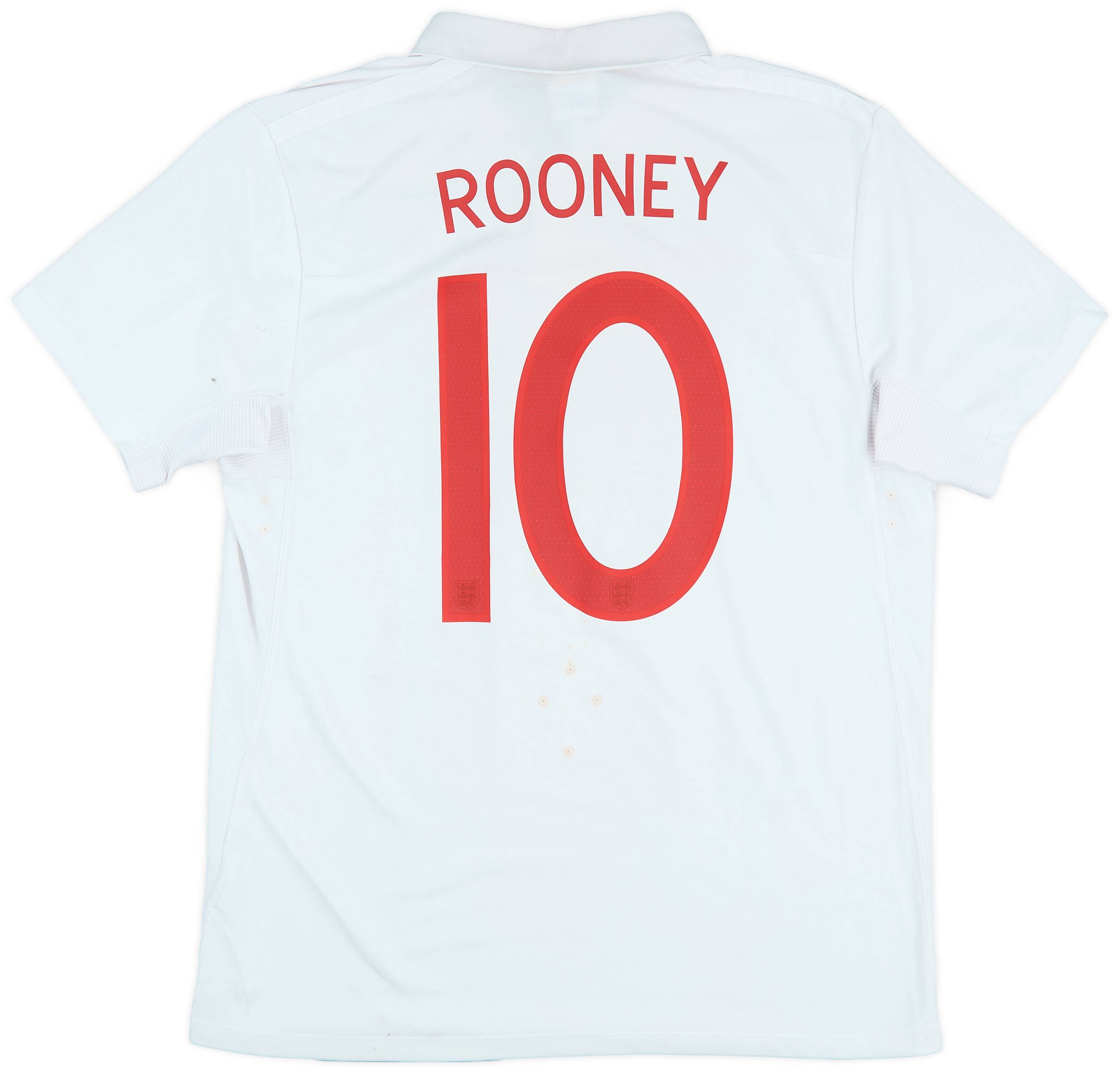 2009-10 England Home Shirt Rooney #10 - 6/10 - (L)