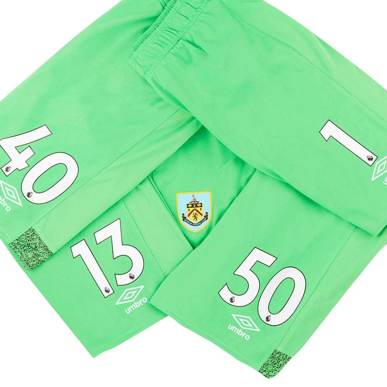 2021-22 Burnley Match Issue GK Shorts # (Excellent) XL