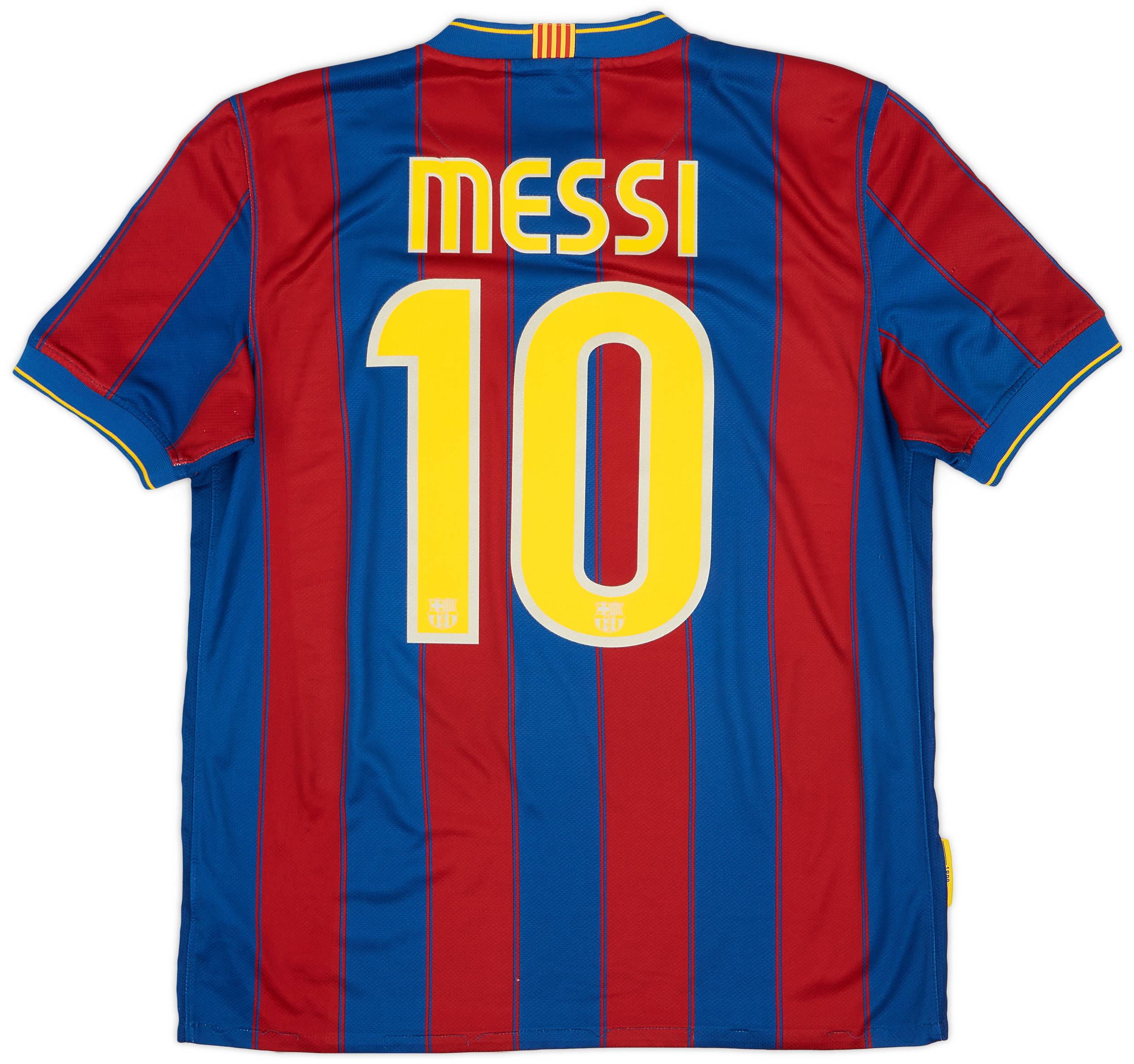 2009-10 Barcelona Home Shirt Messi #10 - 6/10 - (M)
