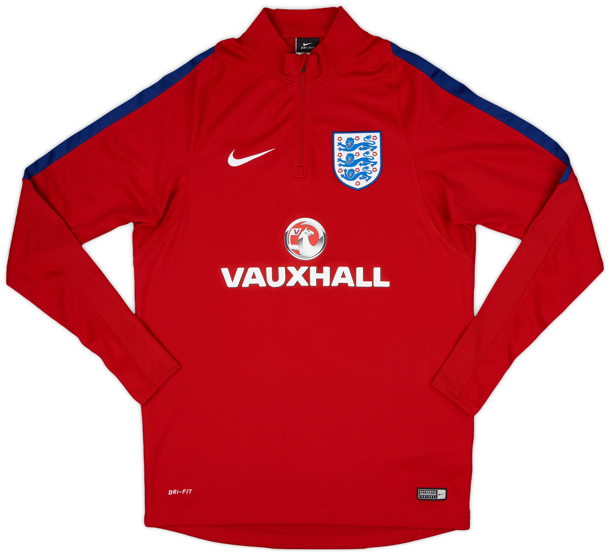 2016-17 England Nike 1/4 Zip Drill Top - 10/10 - (L)