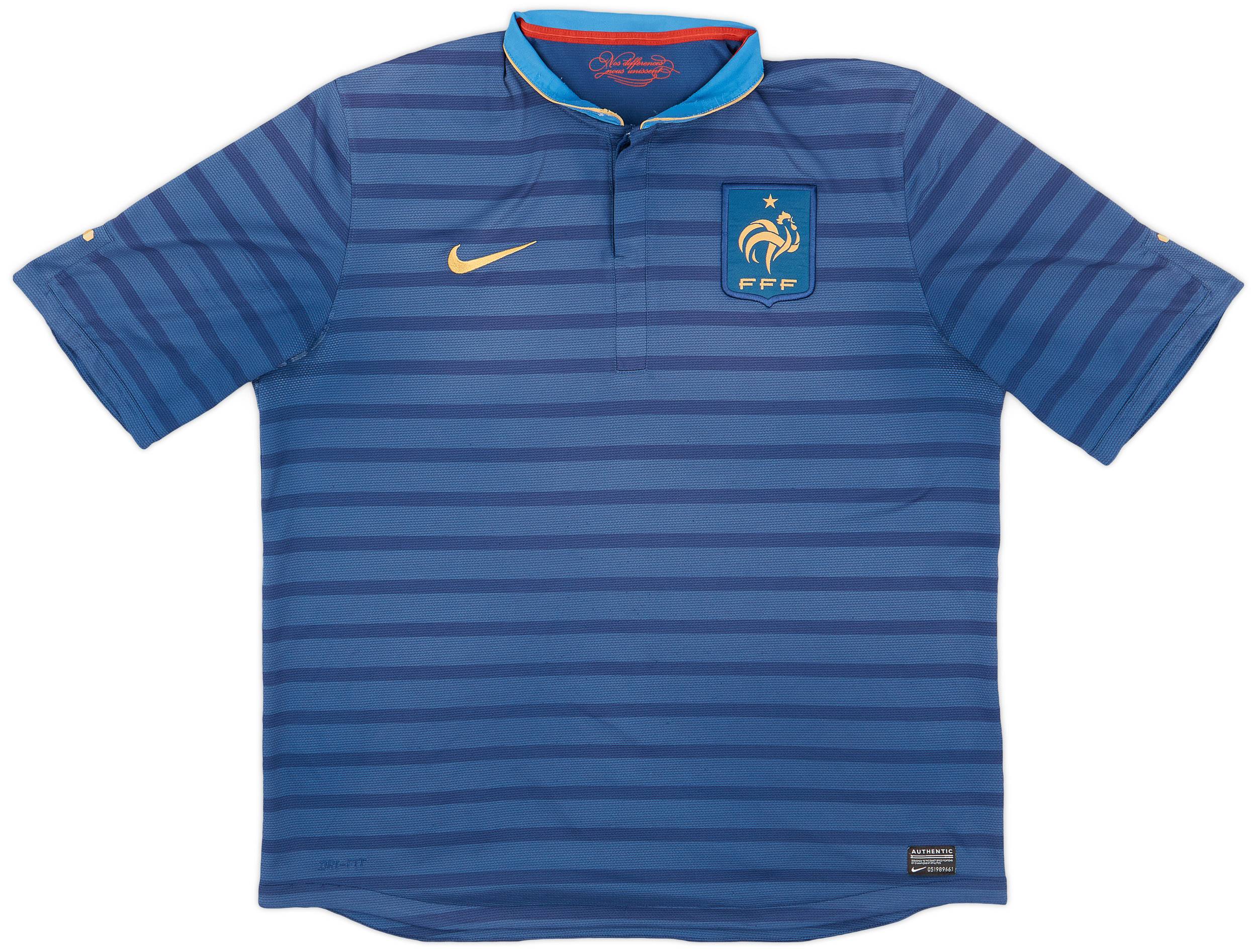 2012-13 France Home Shirt - 6/10 - (XL)