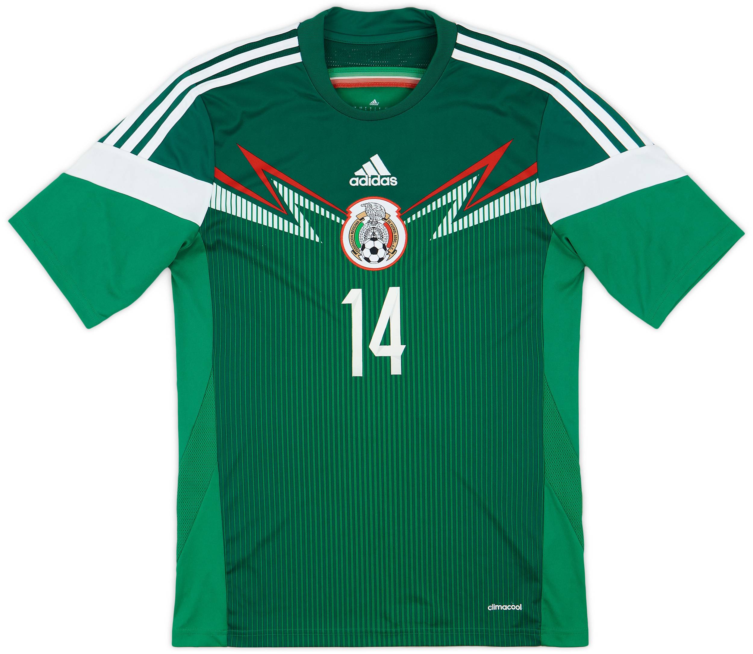 2014-15 Mexico Home Shirt J. Hernandez #14 - 6/10 - (S)