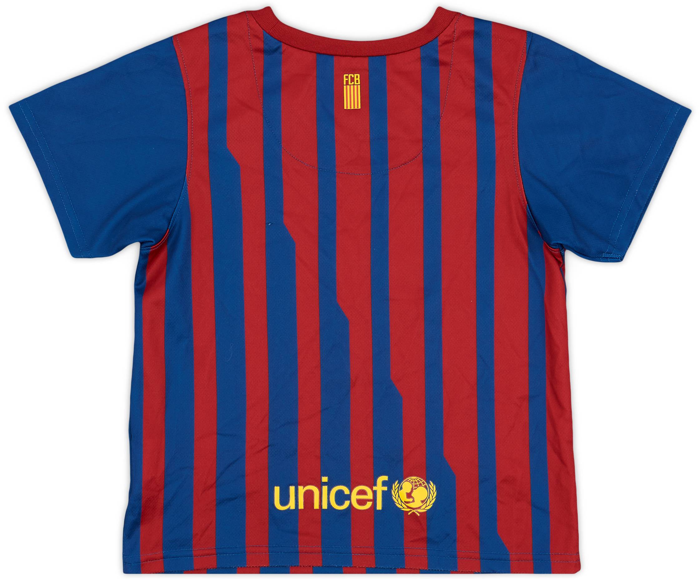 2011-12 Barcelona Home Shirt - 9/10 - (3-4 Years)