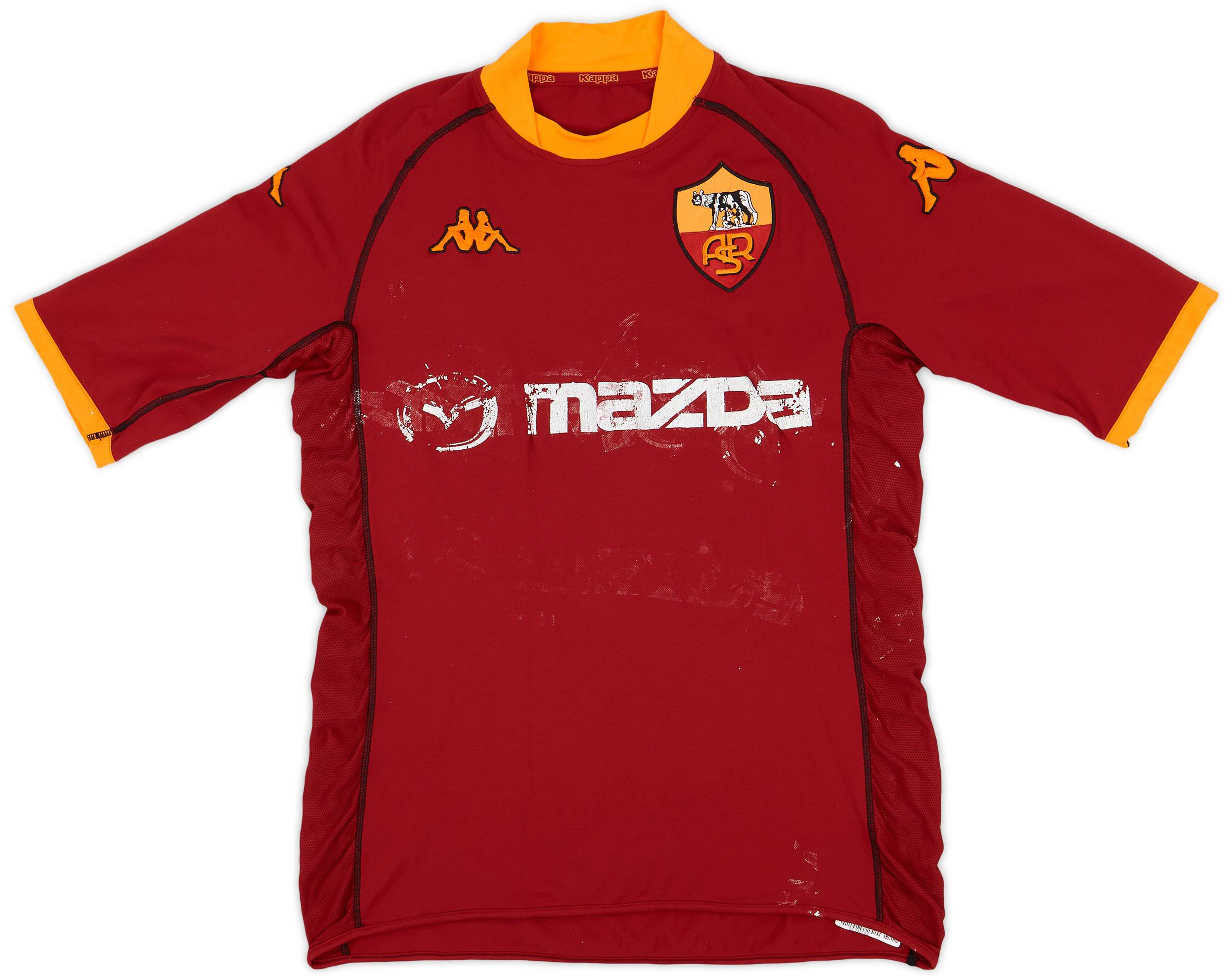 2002-03 Roma Home Shirt Candela #32 - 4/10 - (XL)