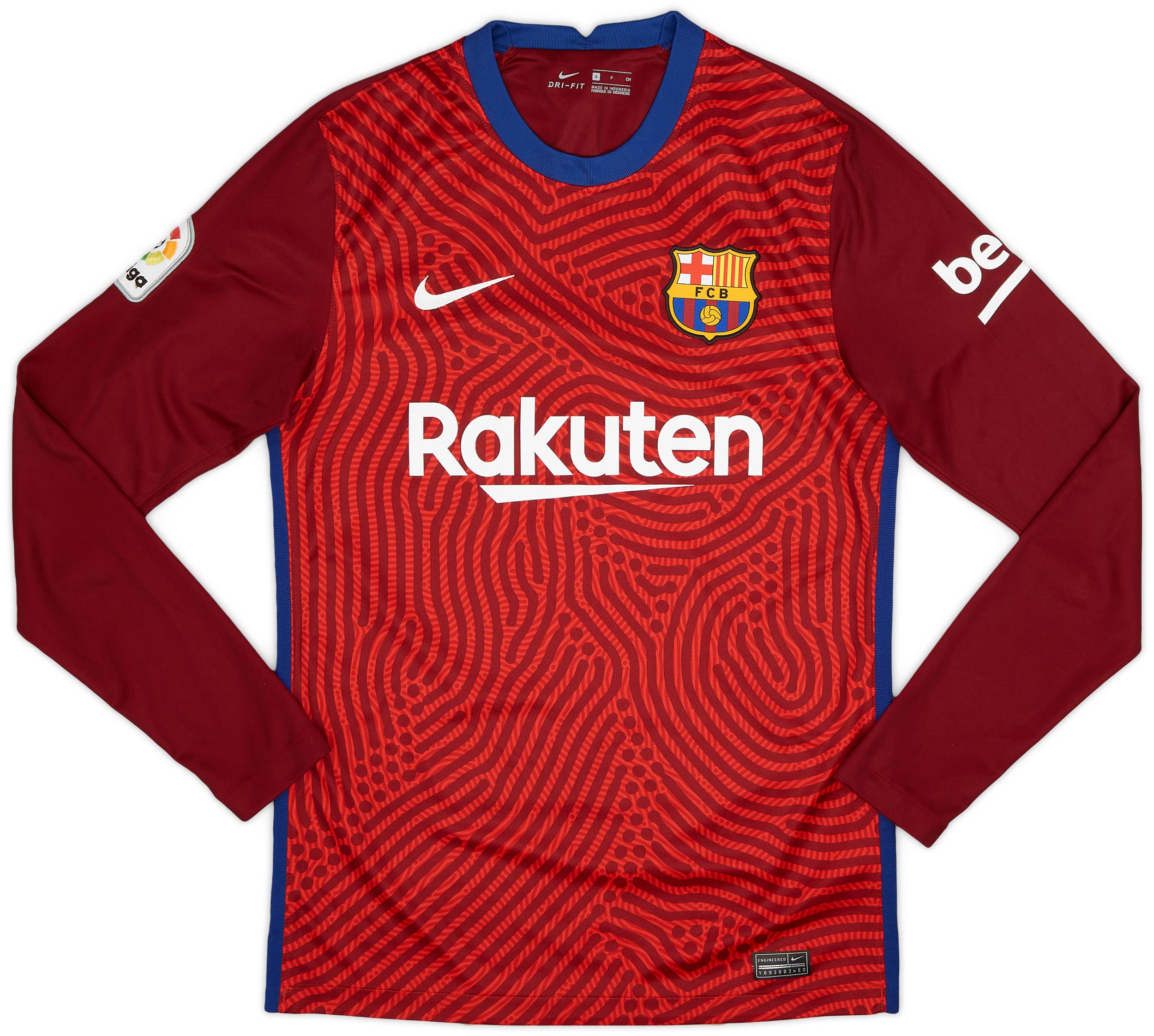 2020-21 Barcelona GK Away Shirt - 10/10 - (S)