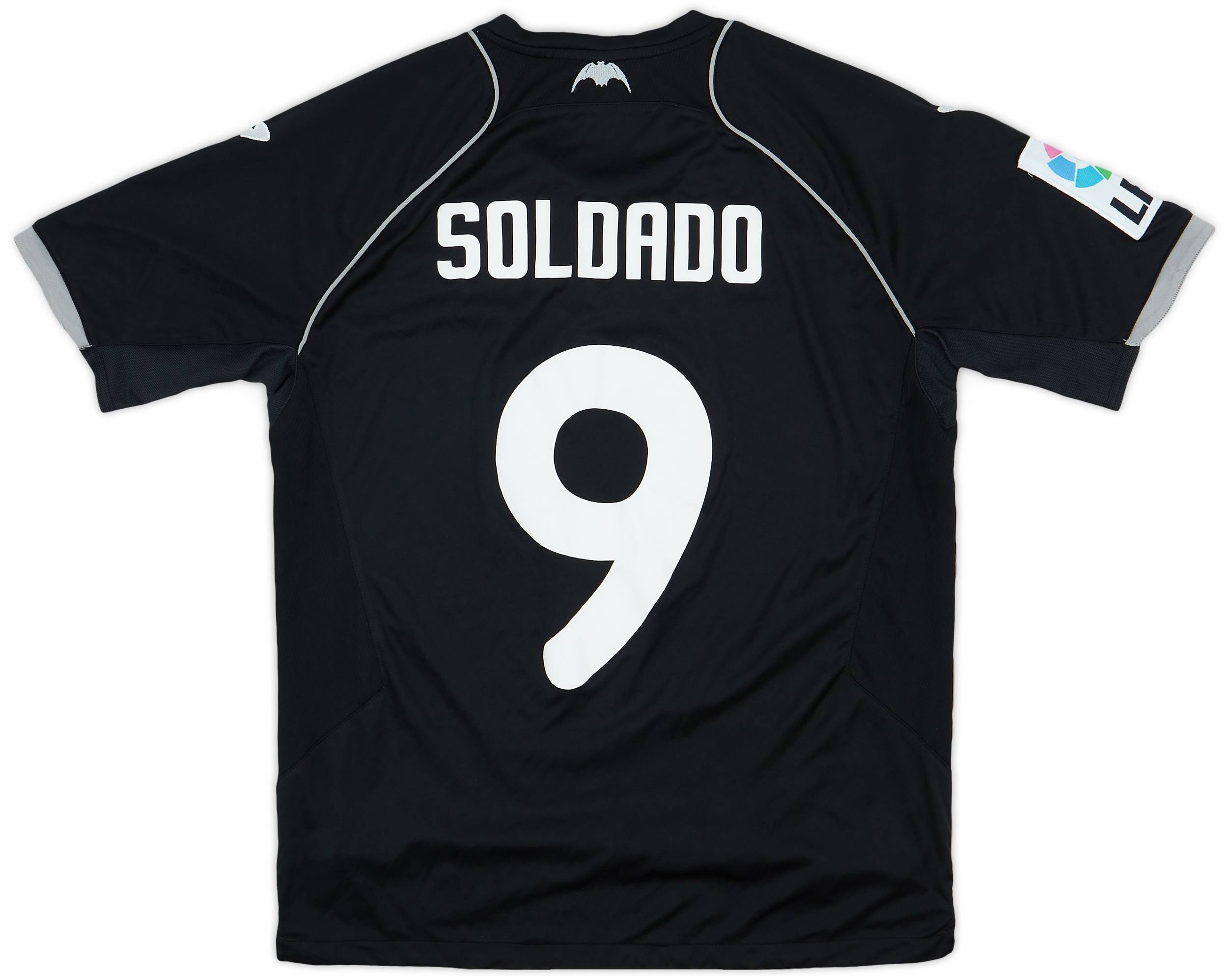 2011-12 Valencia Away Shirt Soldado #9 - 6/10 - (S)