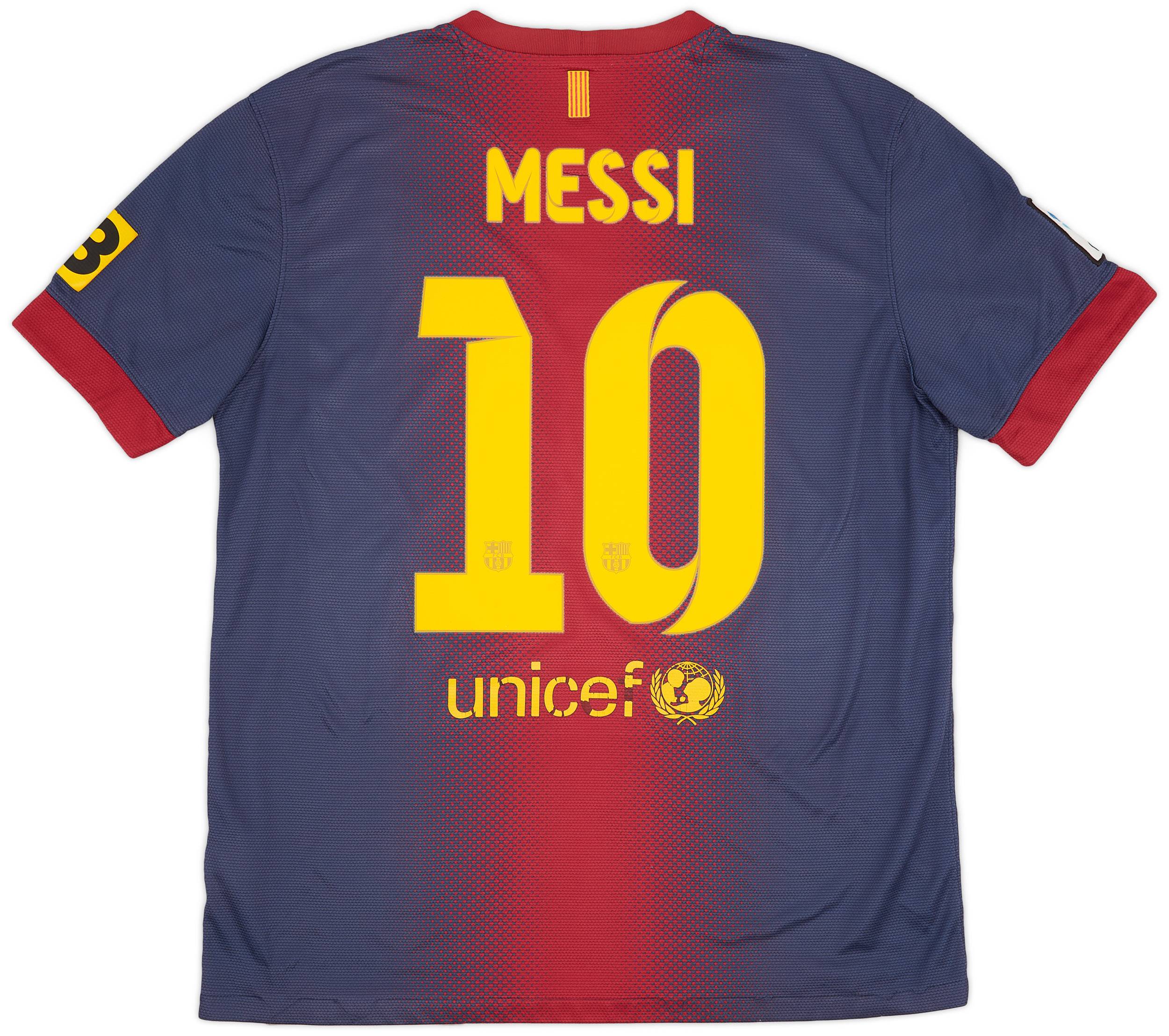 2012-13 Barcelona Home Shirt Messi #10 - 5/10 - (L)