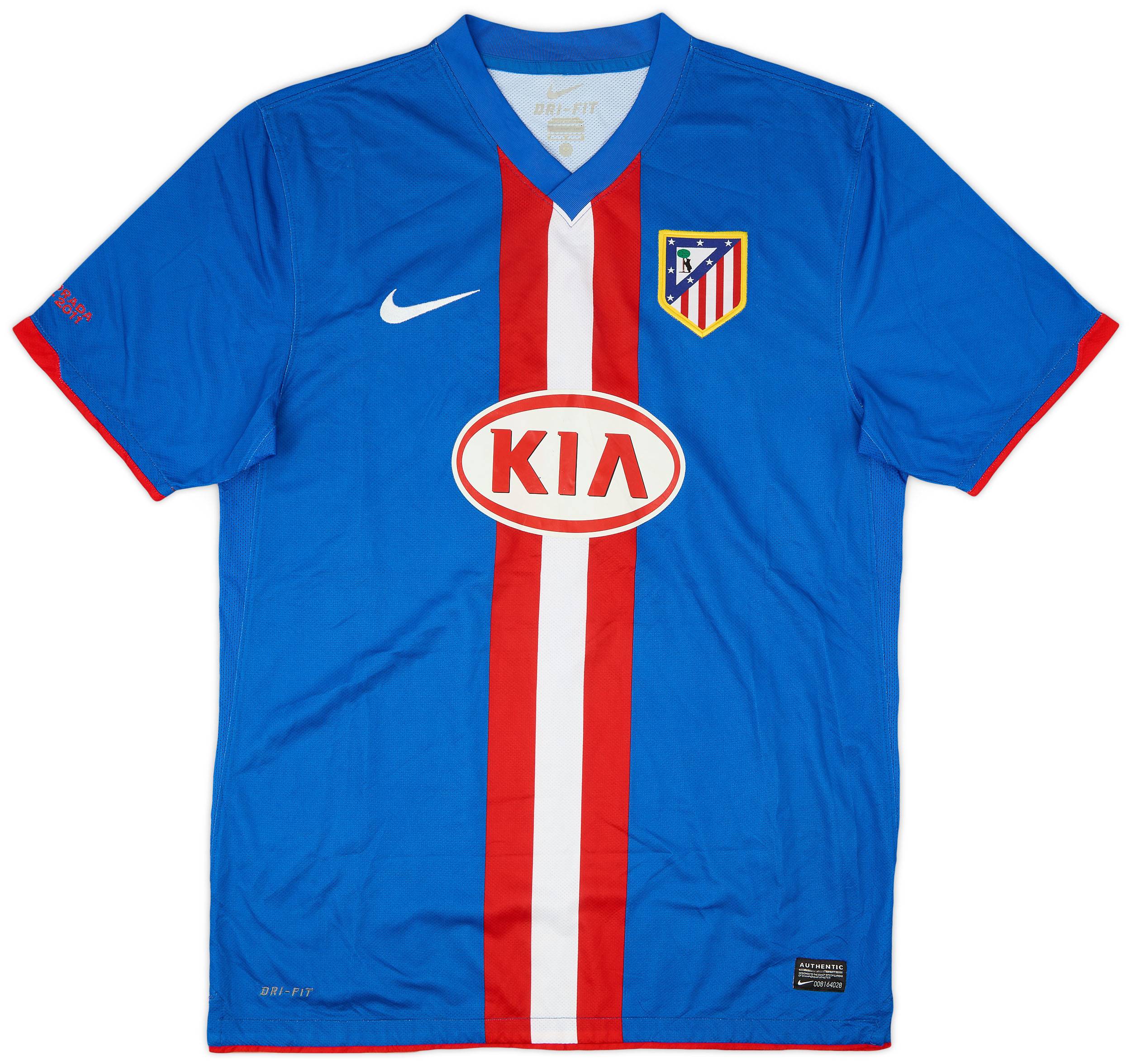 2010-11 Atletico Madrid Authentic Away Shirt - 7/10 - (M)