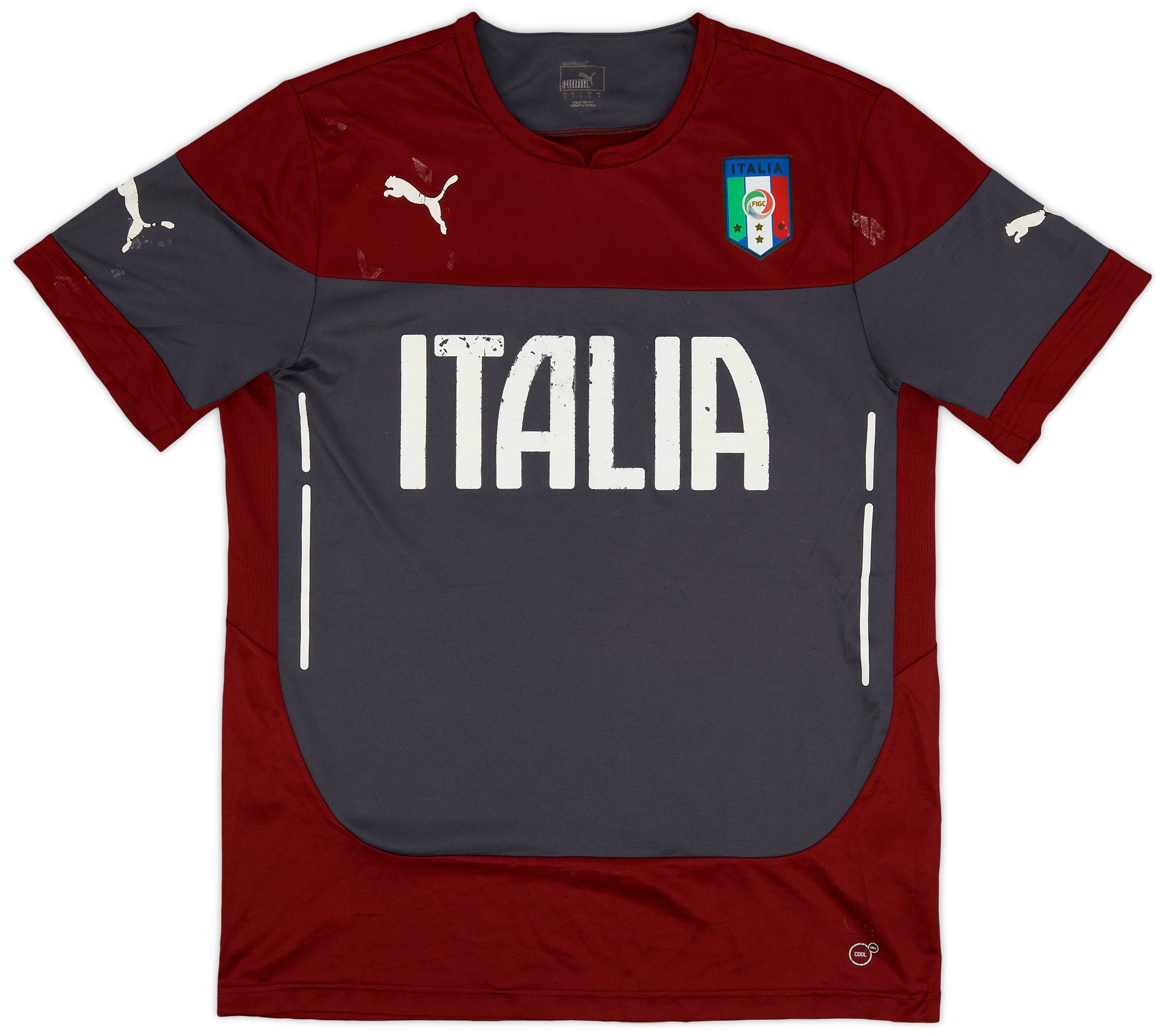 Puma イタリア代表 2013 サッカーシャツ L 2013-14 Italy Puma Training Shirt - 4/10 - (L)
