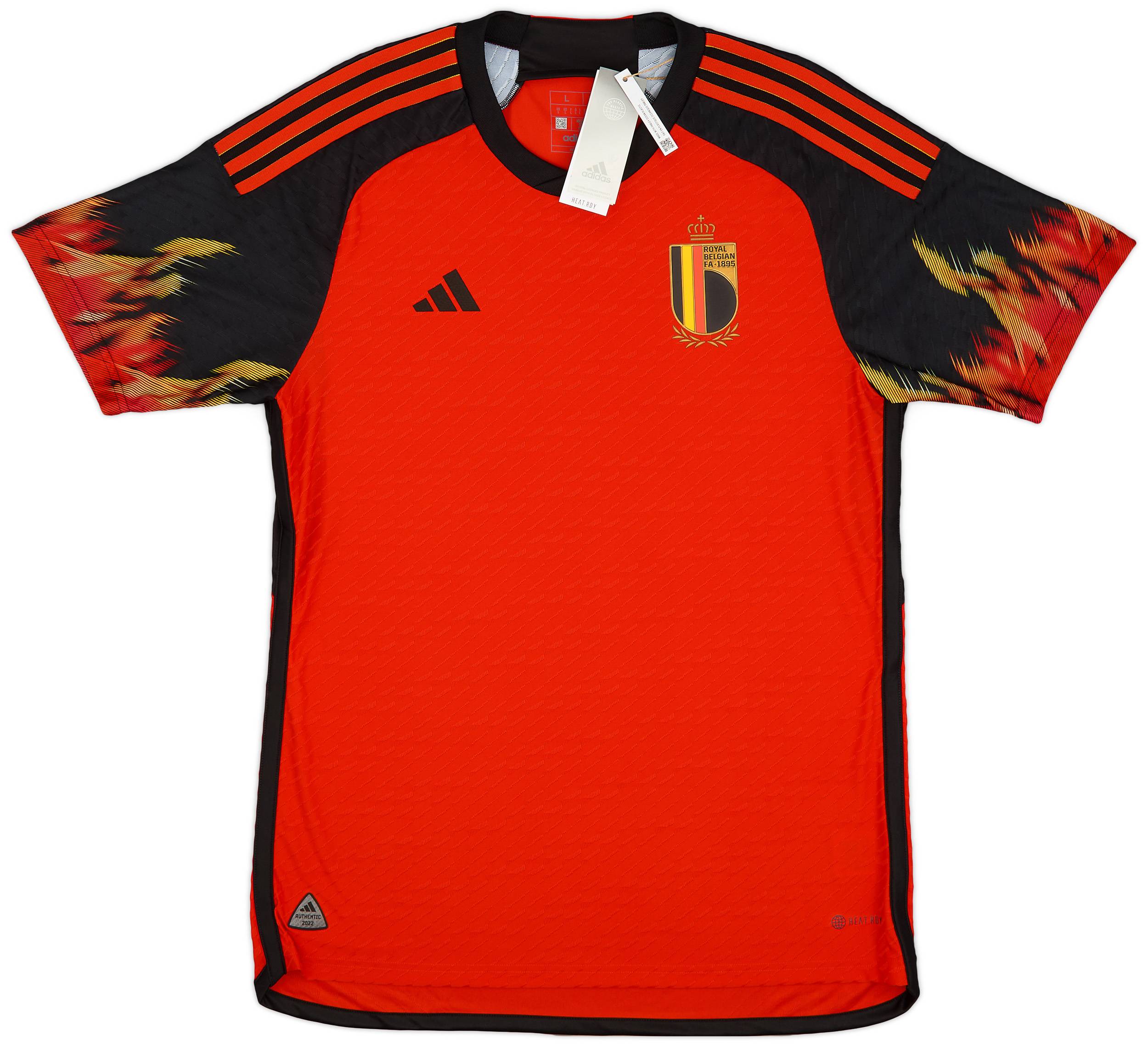 2022-23 Belgium Authentic Home Shirt