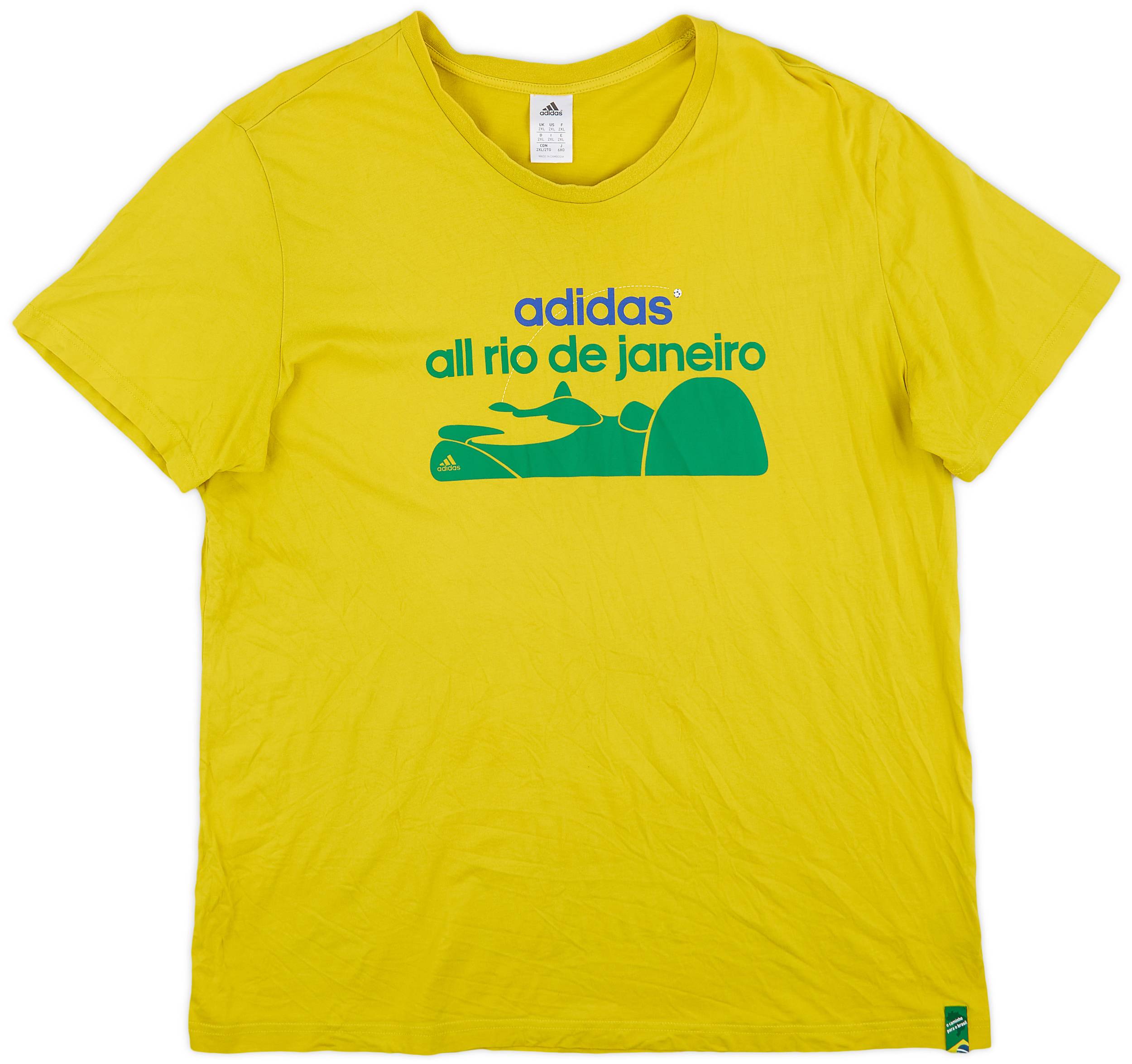 2012 13 Brazil adidas Leisure Tee 6 10 XXL