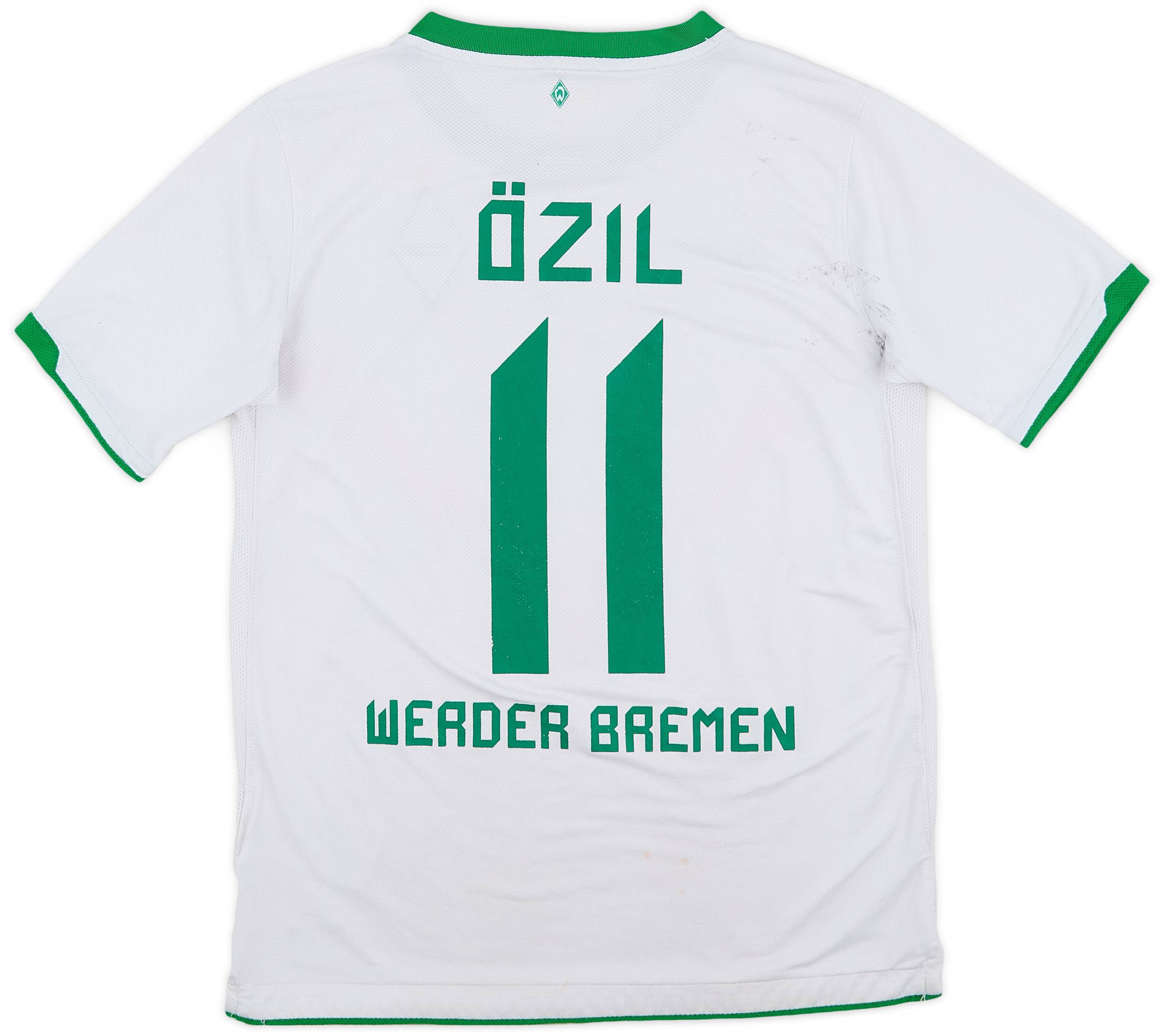 2010-11 Werder Bremen Away Shirt Ozil #11 - 6/10 - (XL.Boys)