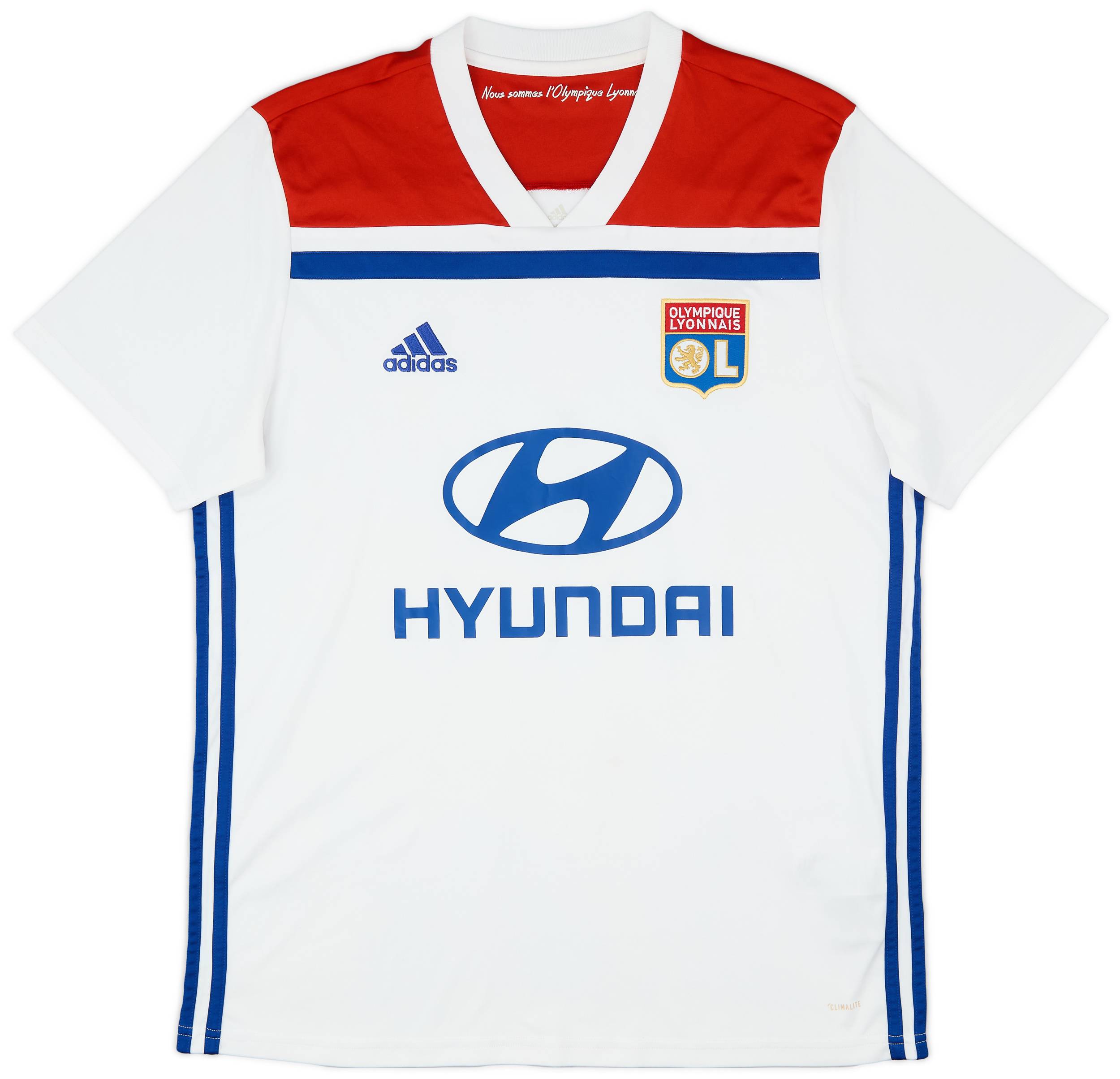 2018-19 Lyon Home Shirt - 7/10 - (L)