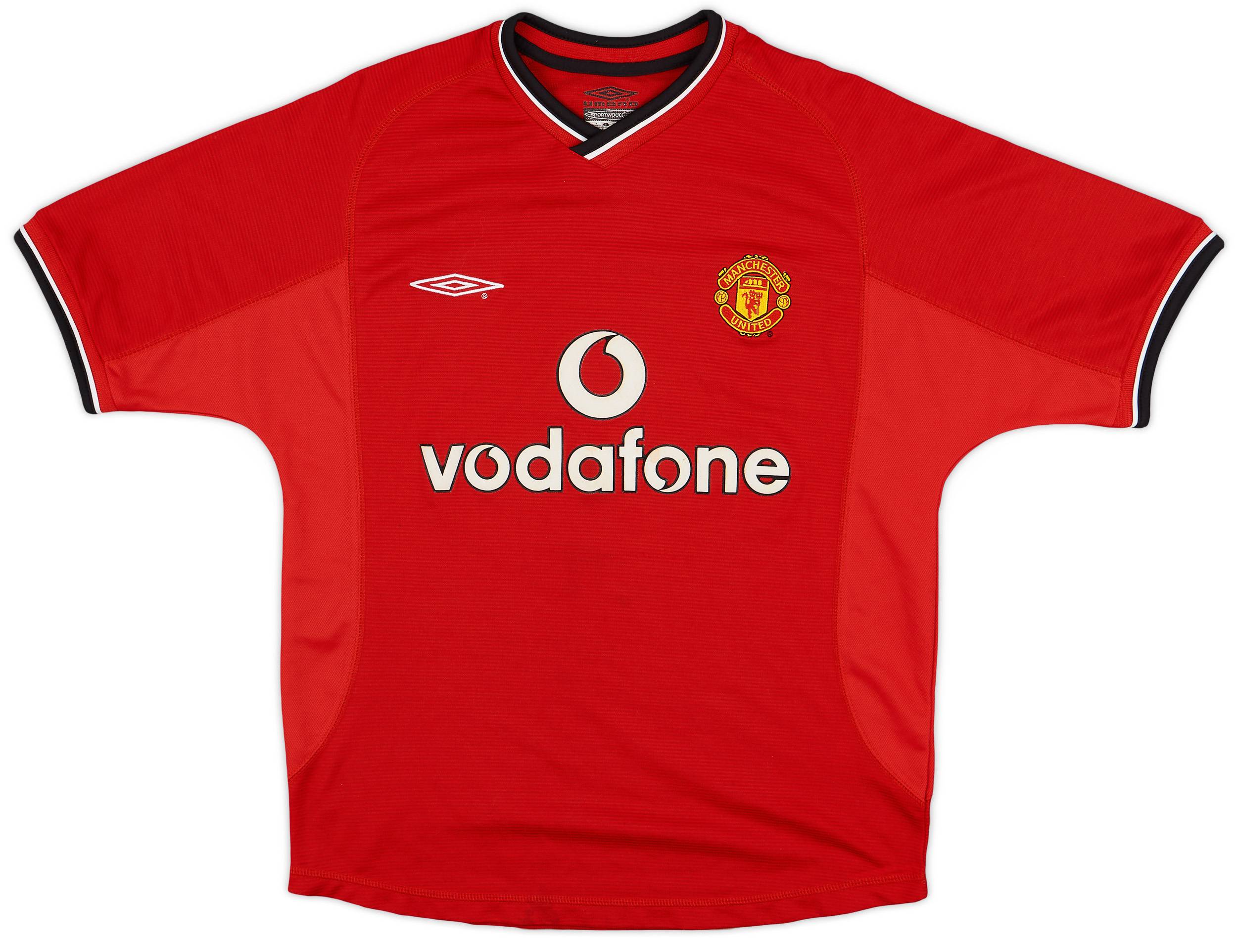 2000-02 Manchester United Home Shirt - 6/10 - (Y)
