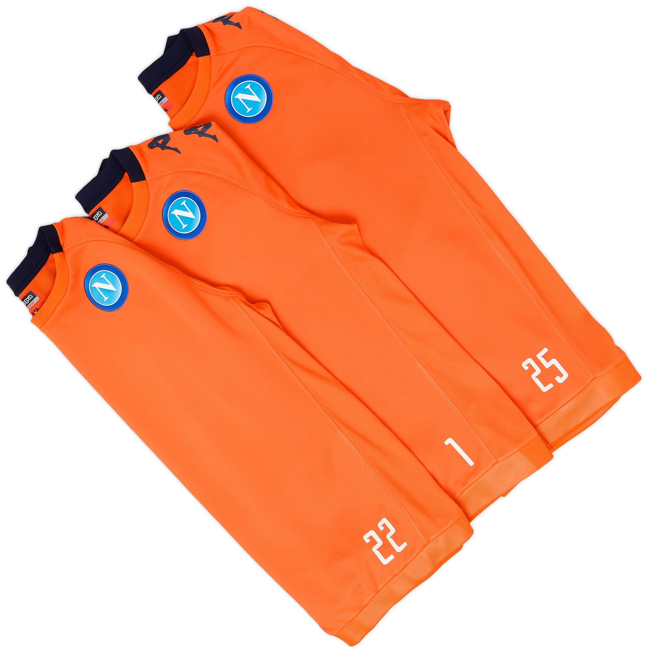 2017-18 Napoli Player Issue Training Top # - 7/10